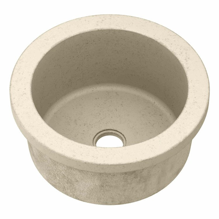 Bar Sink Malibu NativeStone 14 Inch 1 Bowls Prep cUPC Sand Drop-In/Undermount