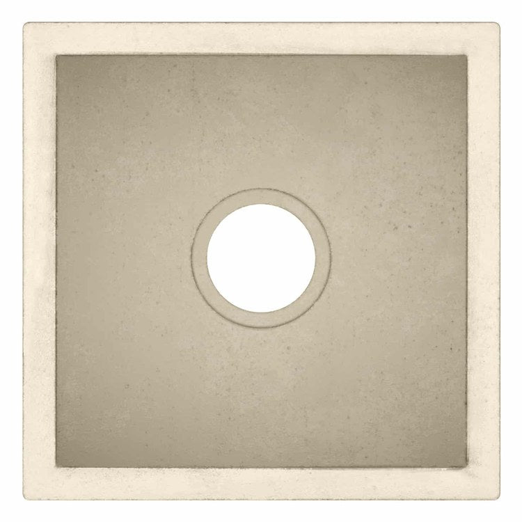 Bar Sink Ventana NativeStone 15 x 15 Inch 1 Bowls Prep cUPC Sand Undermount/Apron-Front - Image 3