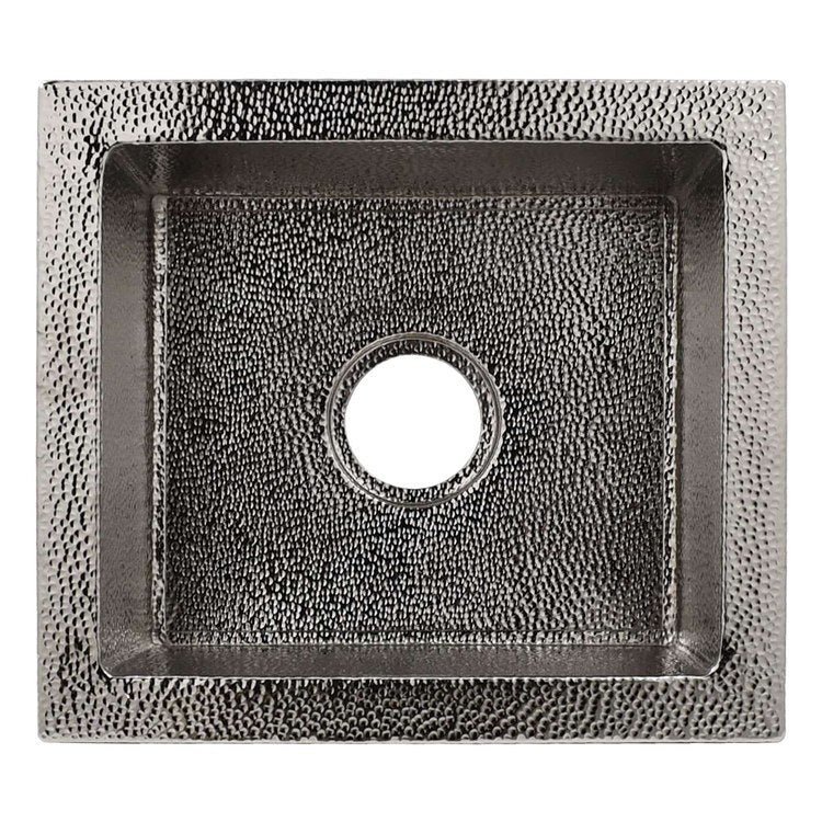 Bar Sink Manhattan 17 x 15 Inch 1 Bowls cUPC Polished Nickel Drop-In - Image 3
