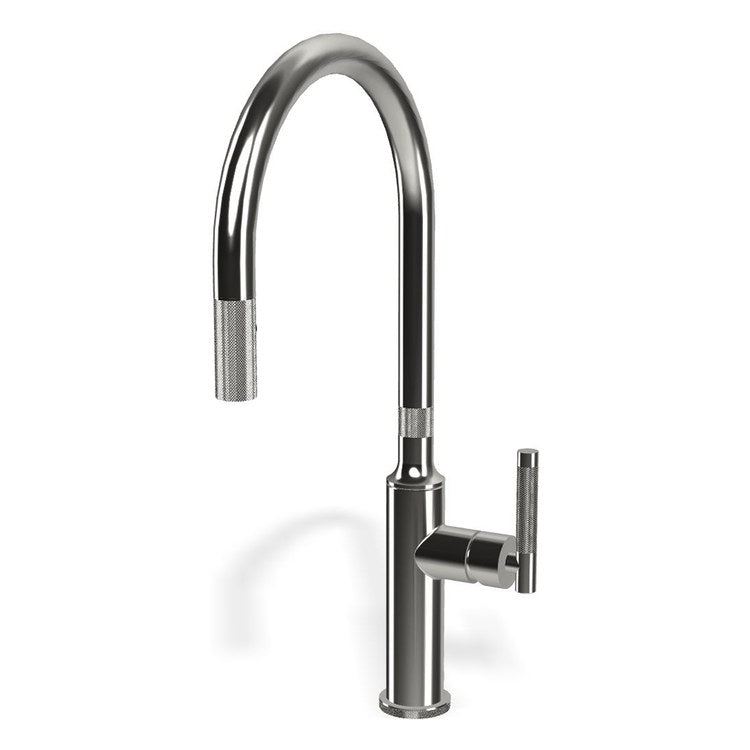 Kitchen Faucet Harley 1 Lever ADA CALGreen Polished Chrome Dual Function Pull-Down Swivel 1 Hole Deck 1.8 Gallons per Minute