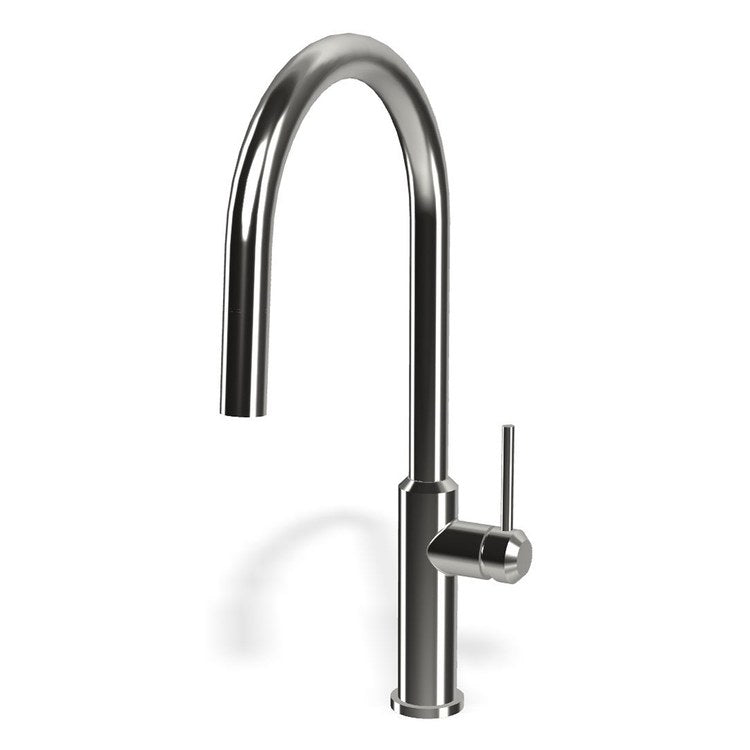 Kitchen Faucet M.E. Cosmopolitan 1 Lever ADA CALGreen Polished Chrome Dual Function Pull-Down Swivel 1 Hole Deck 1.8 Gallons per Minute