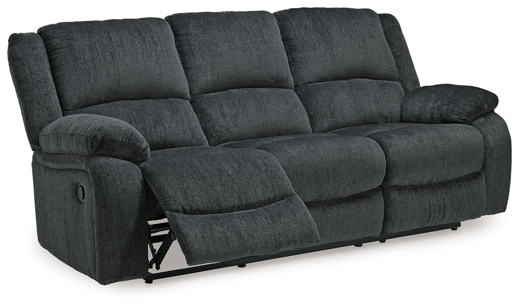 Draycoll - Reclining Sofa - Fabric - Slate - Image 2