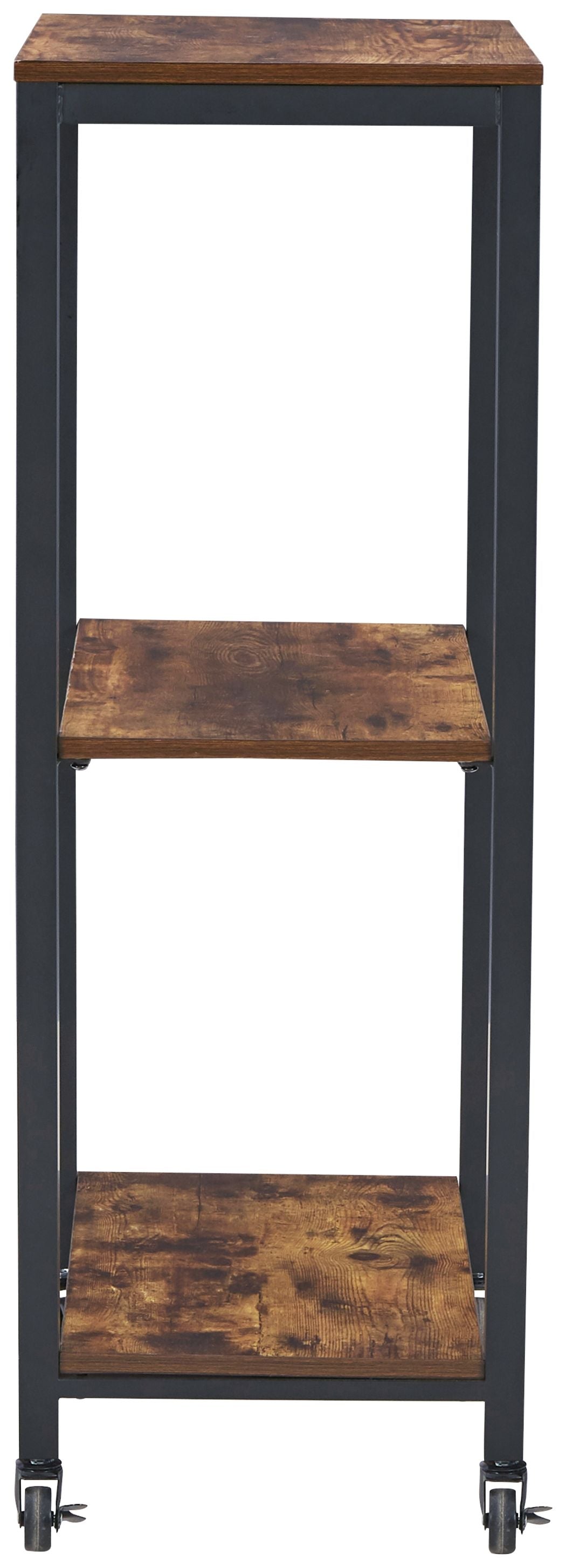 Bevinfield - Bar Cart - Brown / Black - Image 2