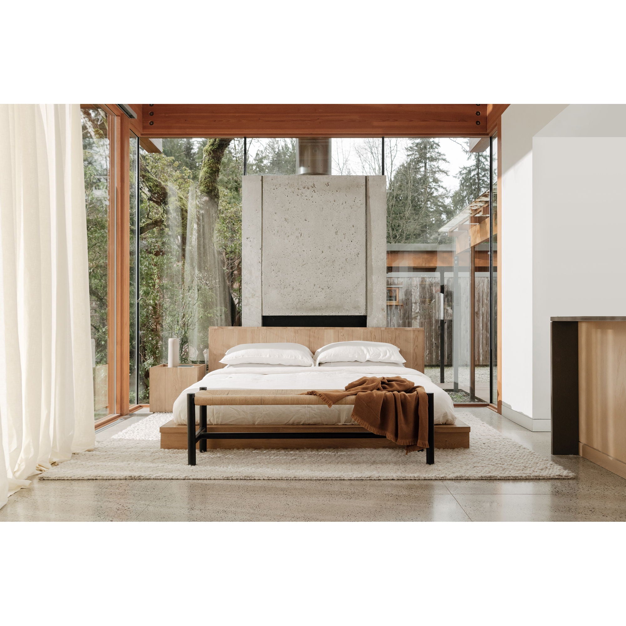 Plank - Nightstand - Light Brown - Image 2