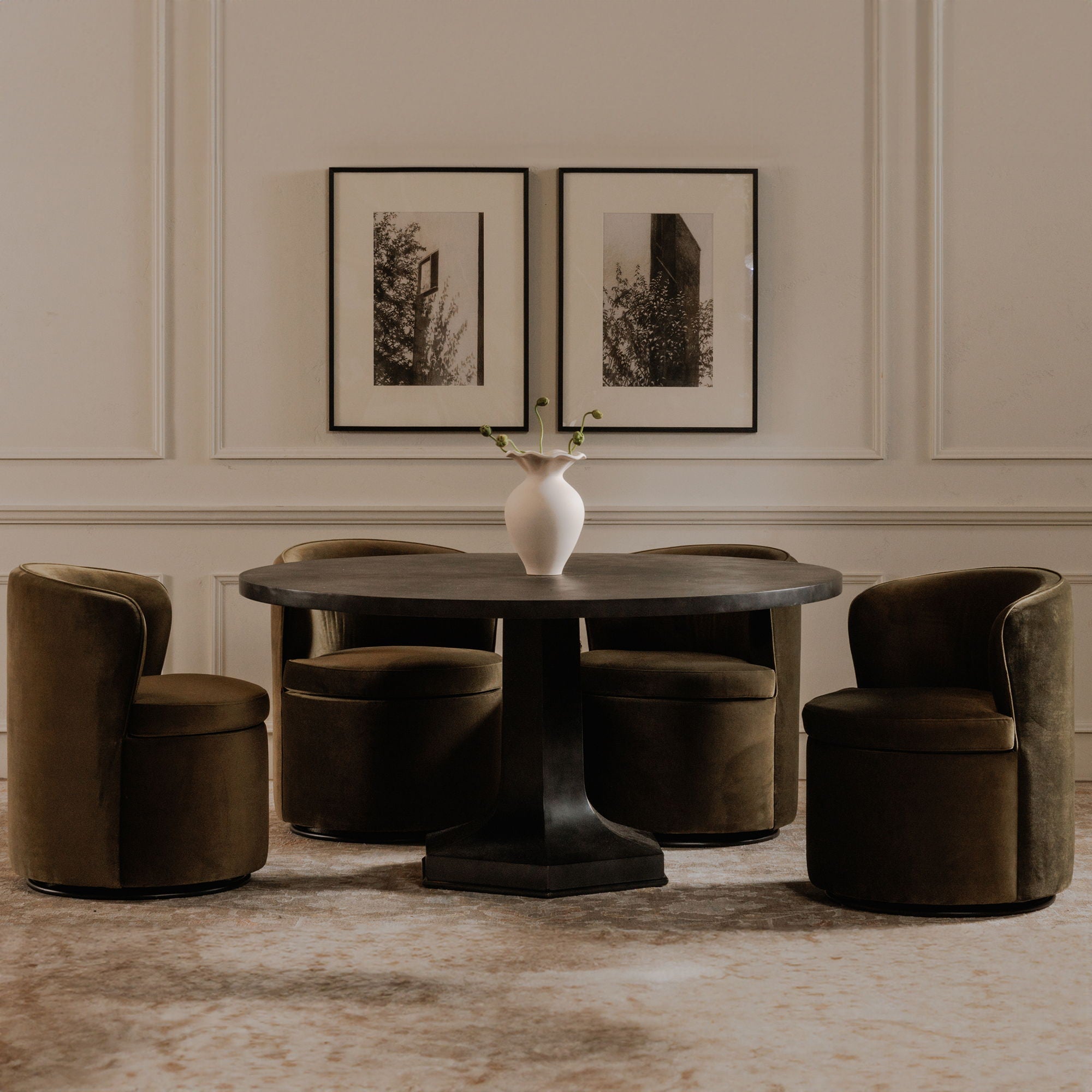 Dane - Swivel Chair - Green - Image 2