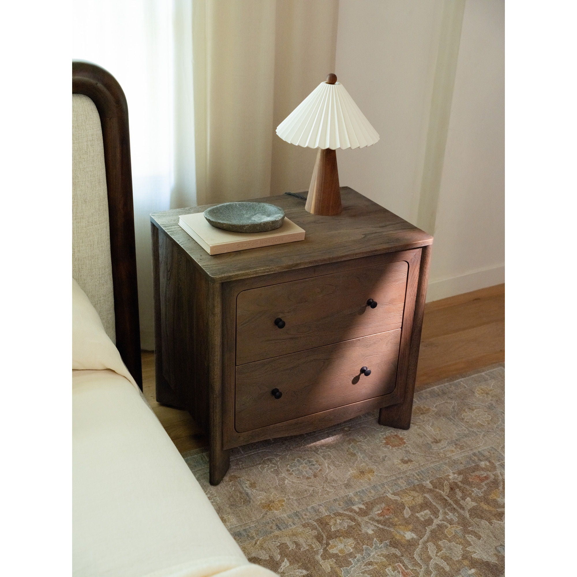 Mabel - Nightstand - Dark Brown - Image 2