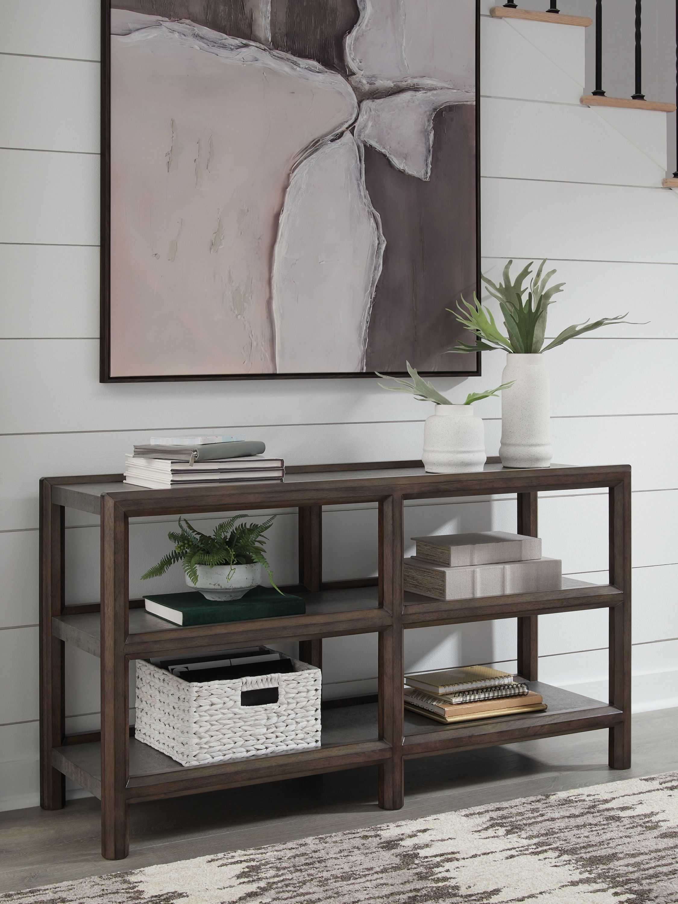 Kallenny - Sofa Table - Brown / Gray - Image 2