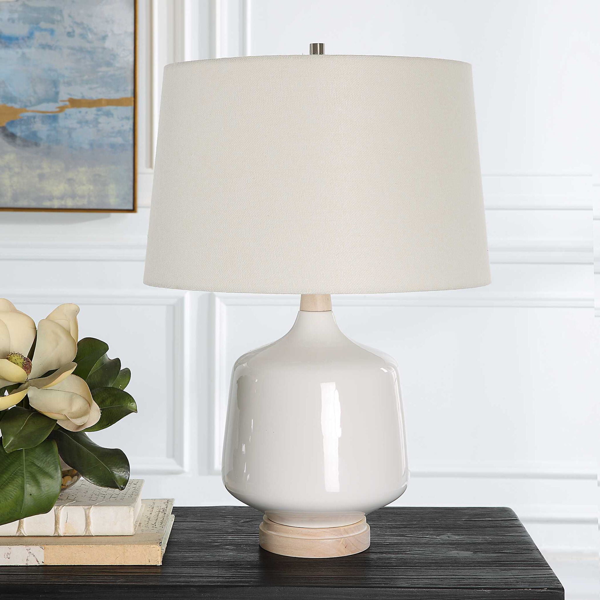 Opal - Table Lamp - Gloss White - Image 2