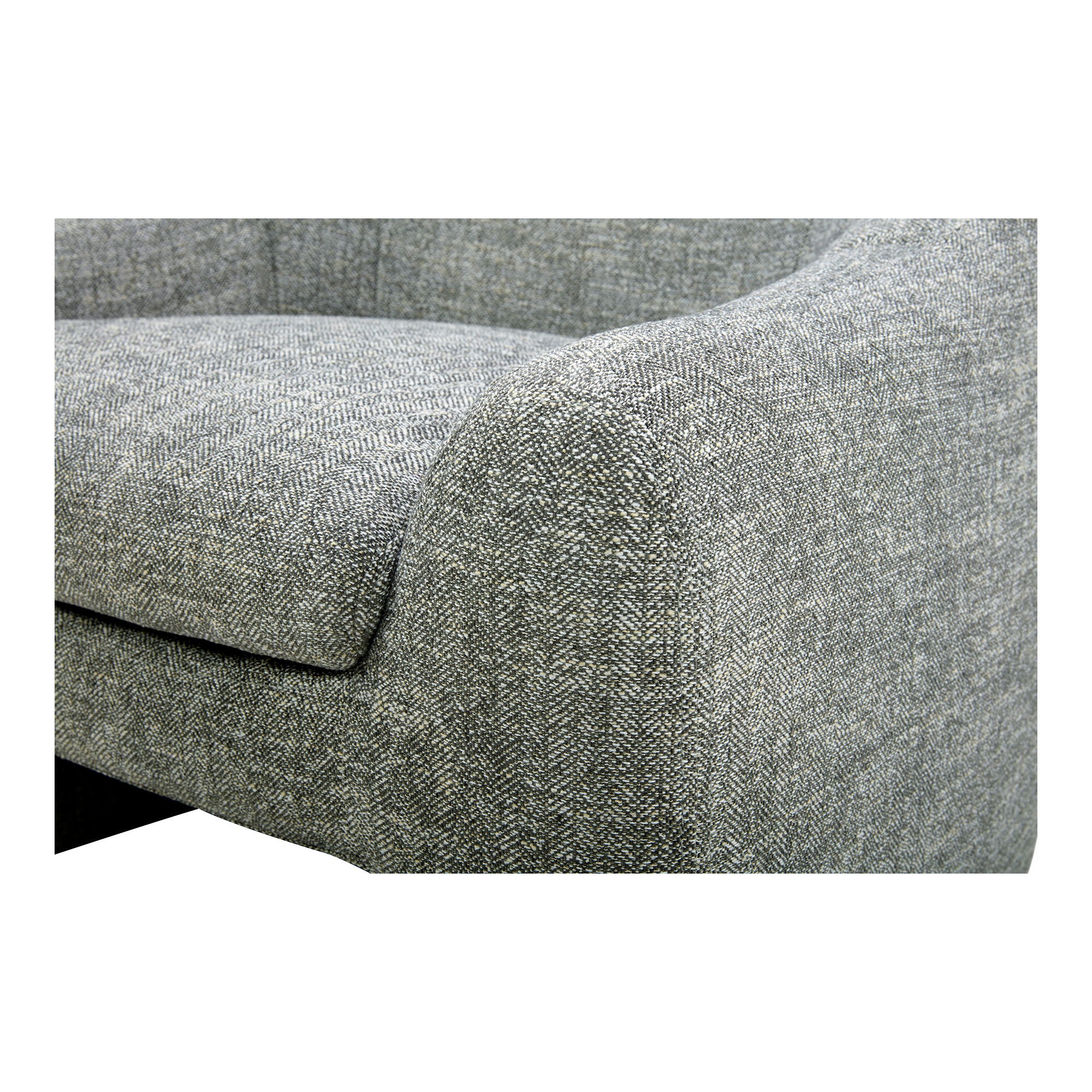 Kenzie - Fabric Accent Chair - Slated Moss - Image 3