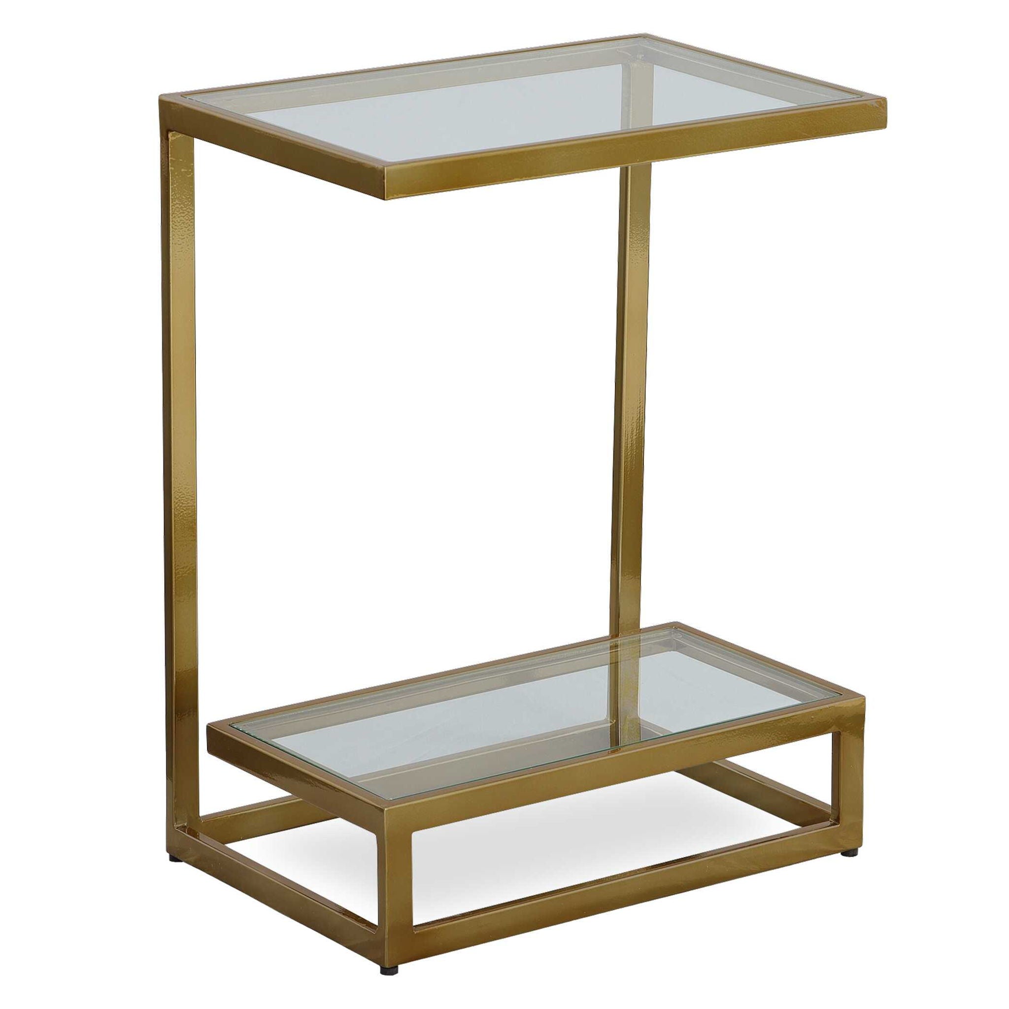 Musing - Accent Table - Brushed Brass - Image 2