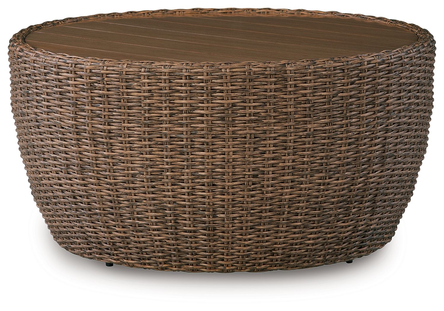 Double Point - Round Cocktail Table - Beige - Image 1