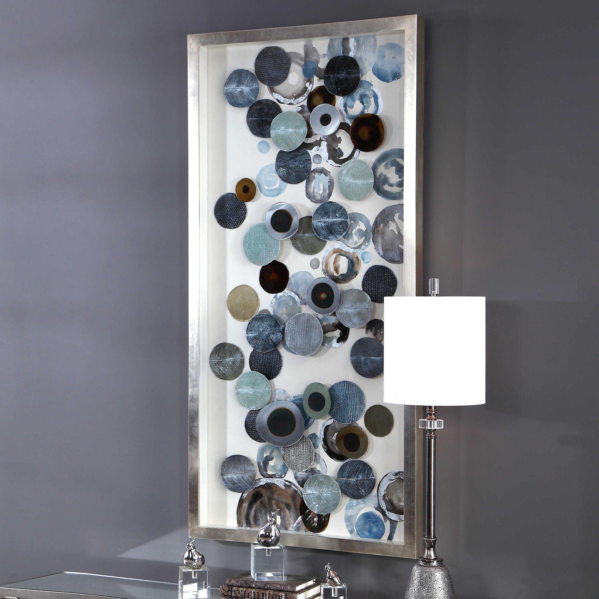 Kella - Modern Shadow Box - Blue - Image 3