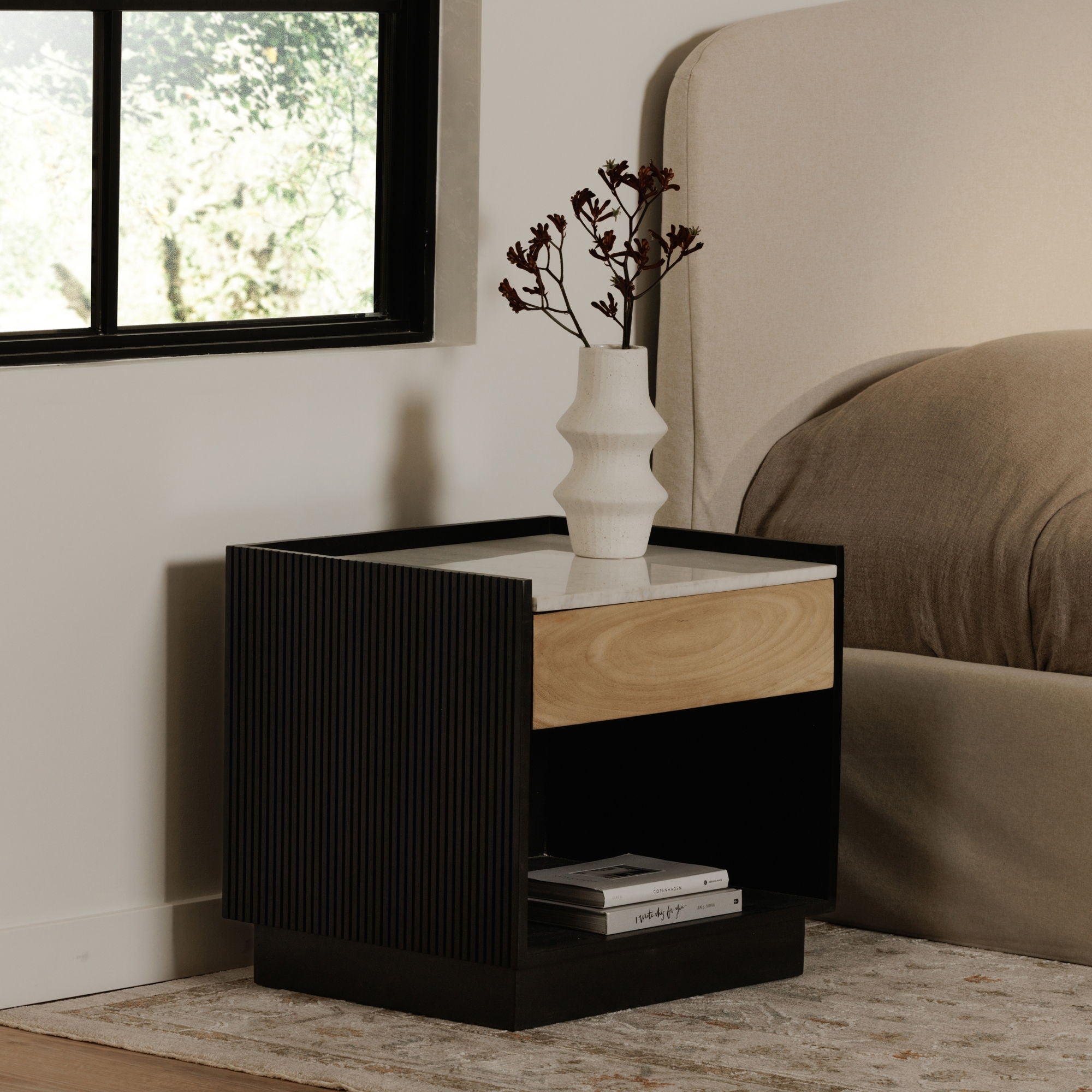 Carter - Nightstand - Black - Image 2