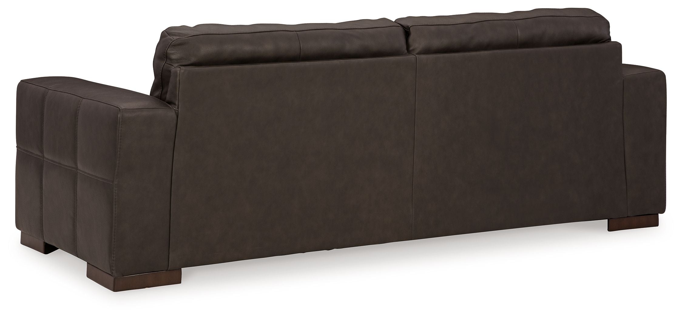 Luigi - Sofa - Leather Match - Thunder - Image 3