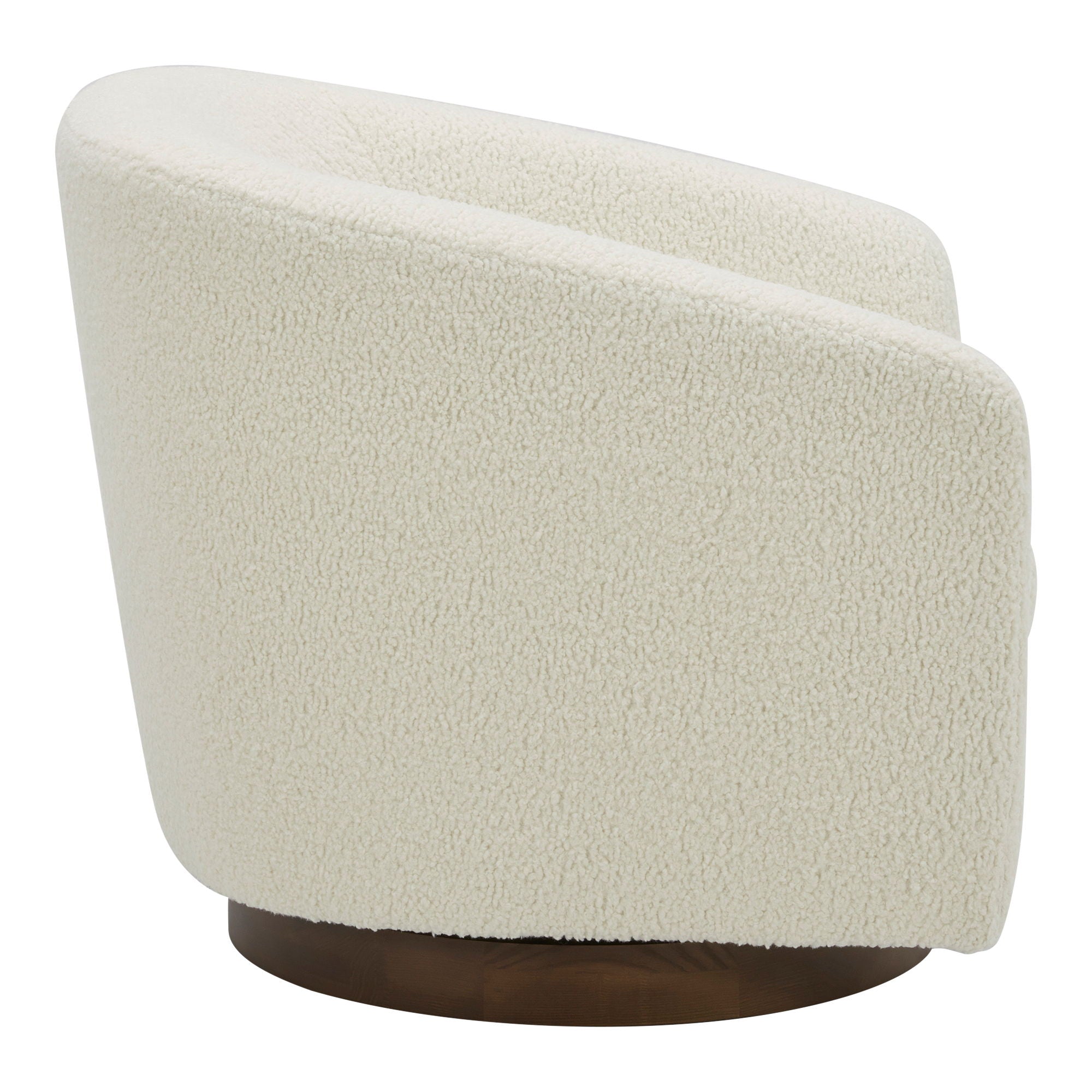Oscy - Swivel Chair Vegan - Shearling White - Image 2