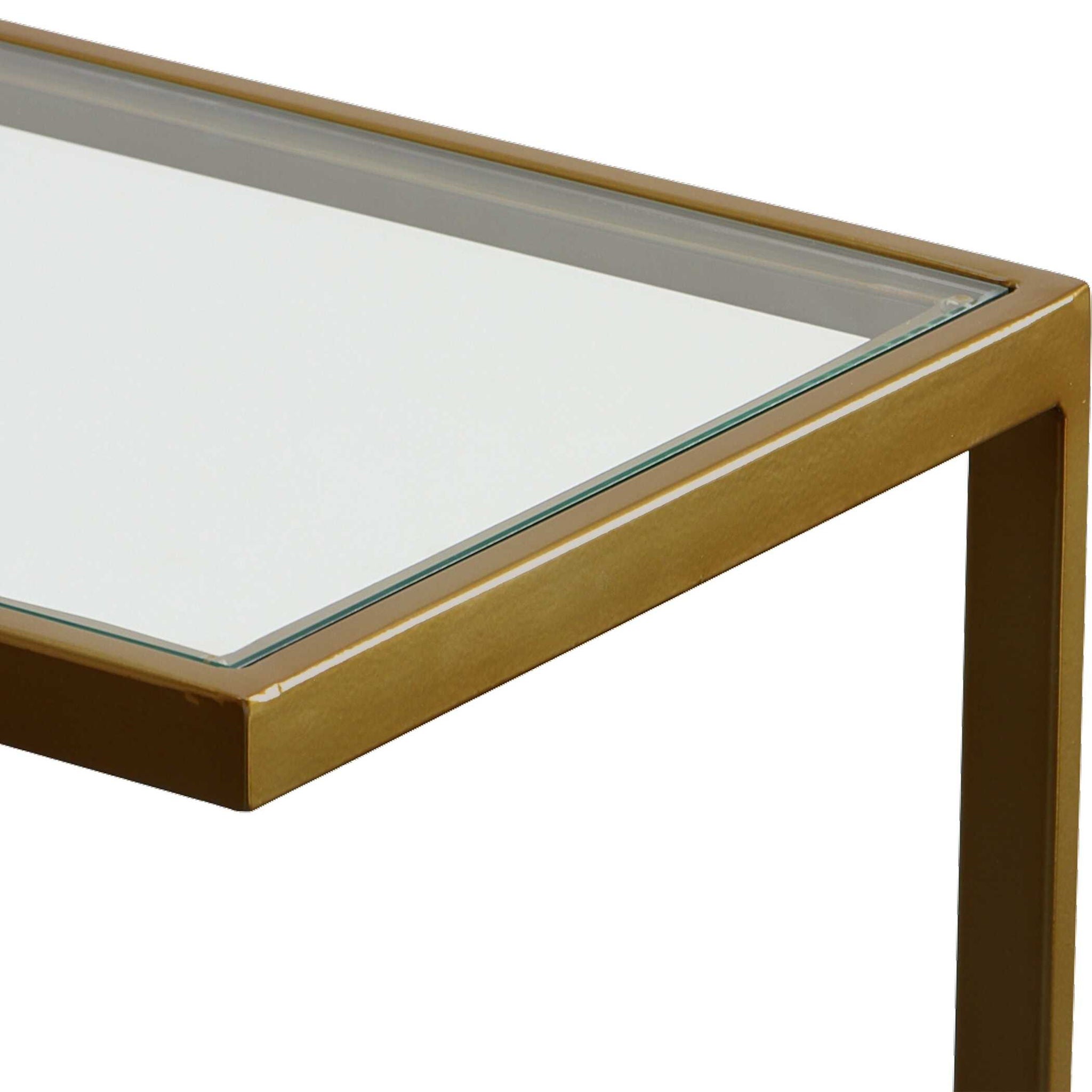 Musing - Accent Table - Brushed Brass - Image 3
