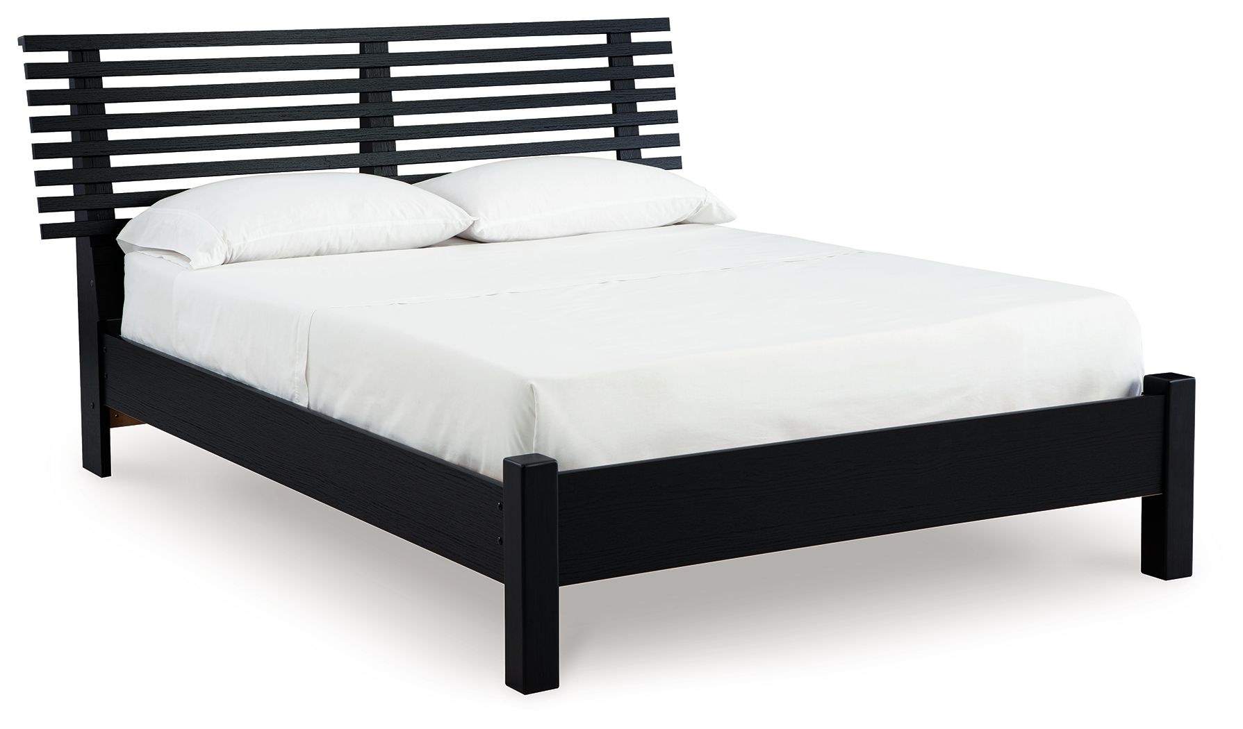 Danziar – Slat Panel Bed With Low Footboard