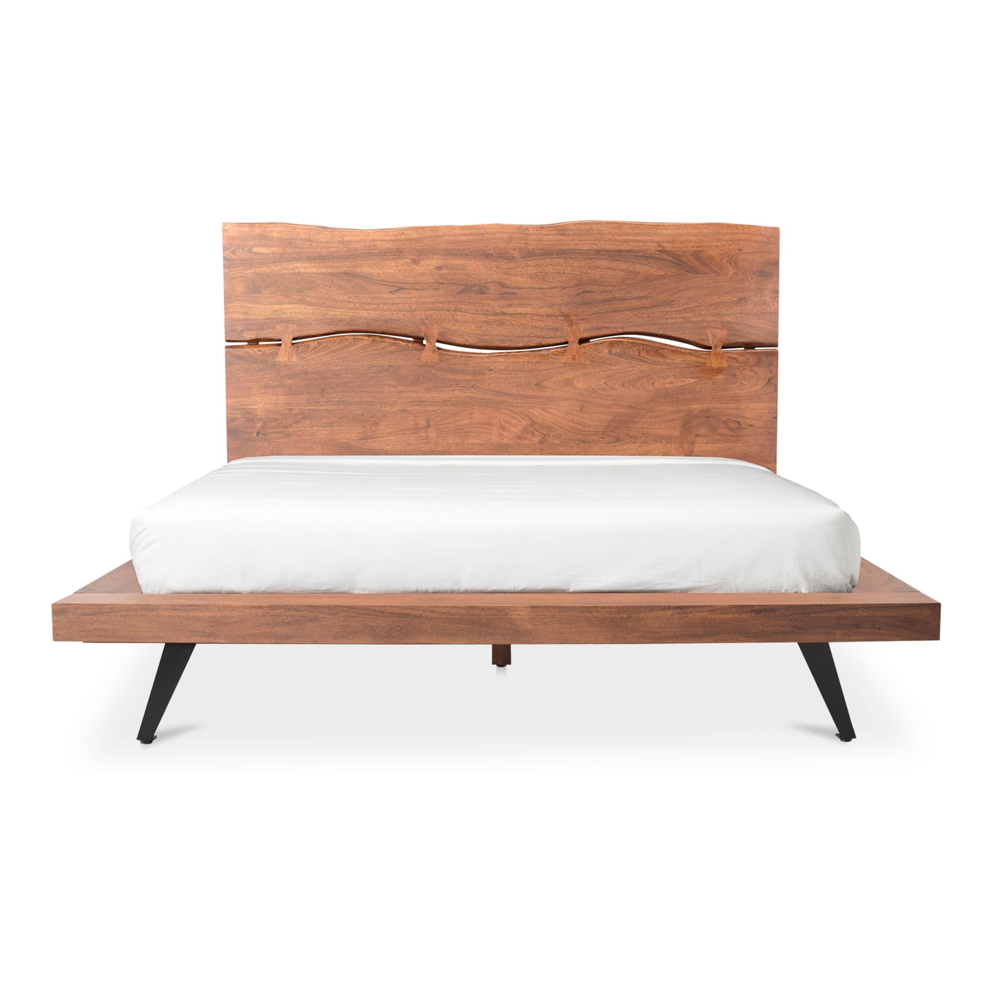Madagascar - Queen Platform Bed - Light Brown - Image 1
