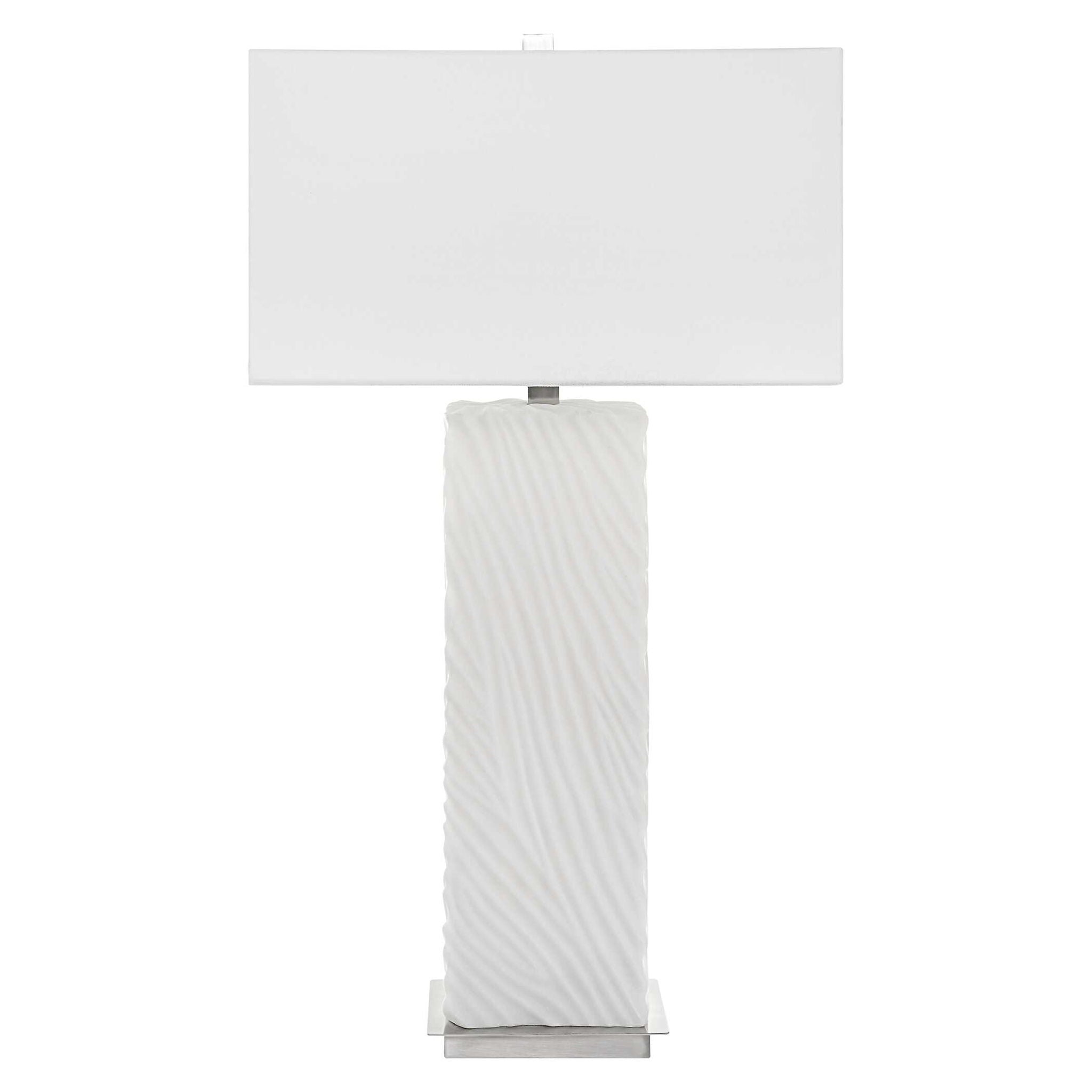 Pillar - Marble Table Lamp - White - Image 2