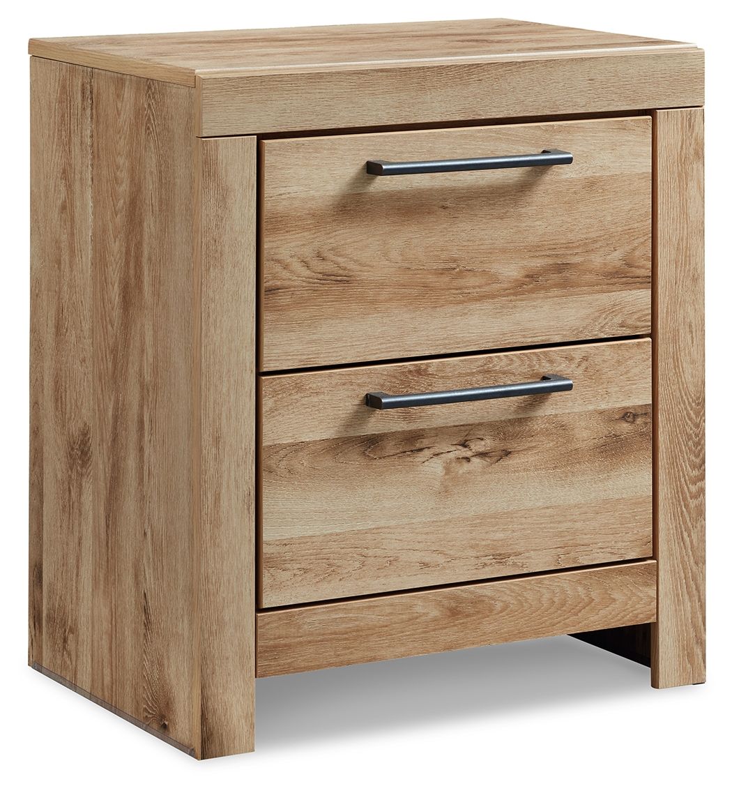 Hyanna – Two Drawer Night Stand – Tan Brown