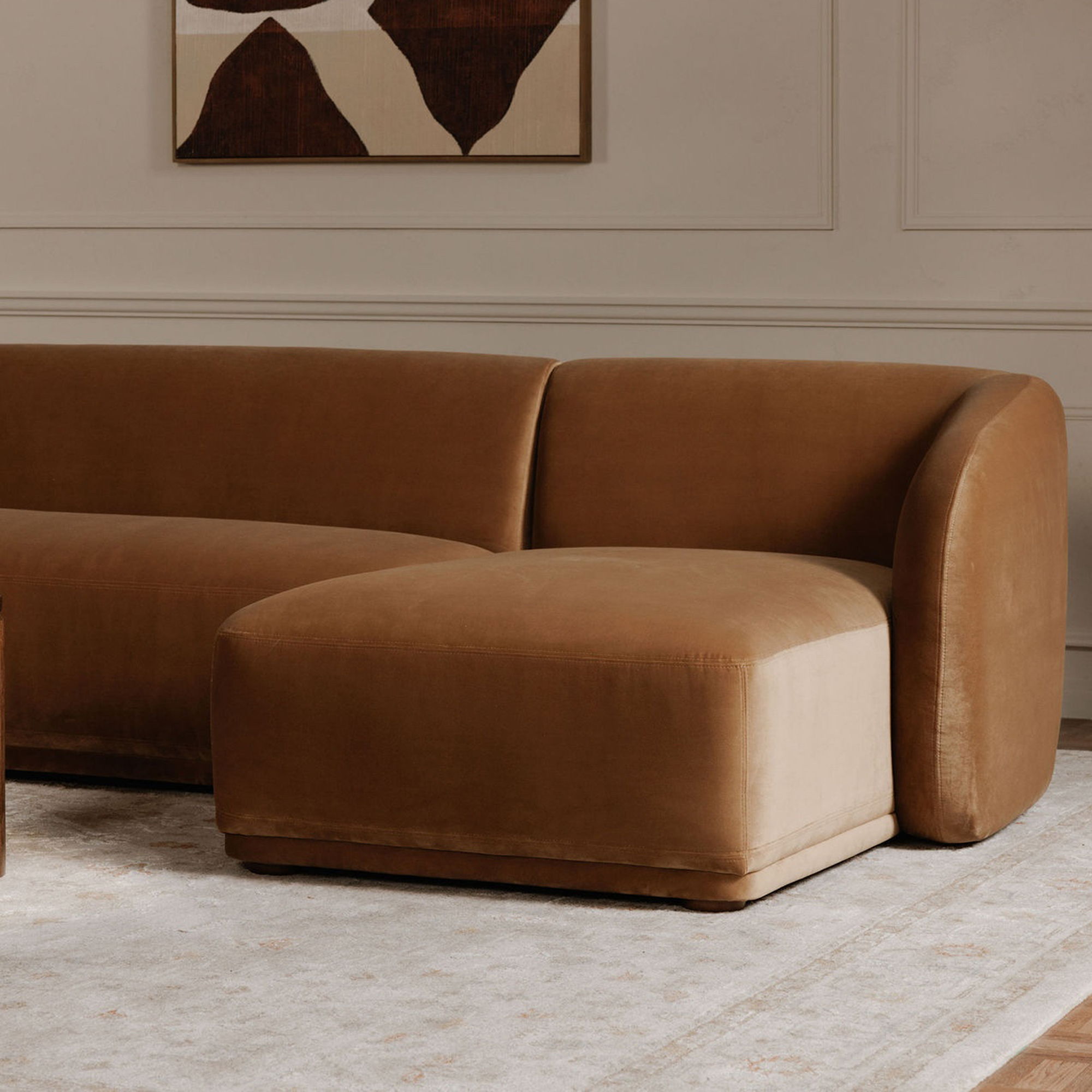 Faye - Right Sectional - Tan - Image 2