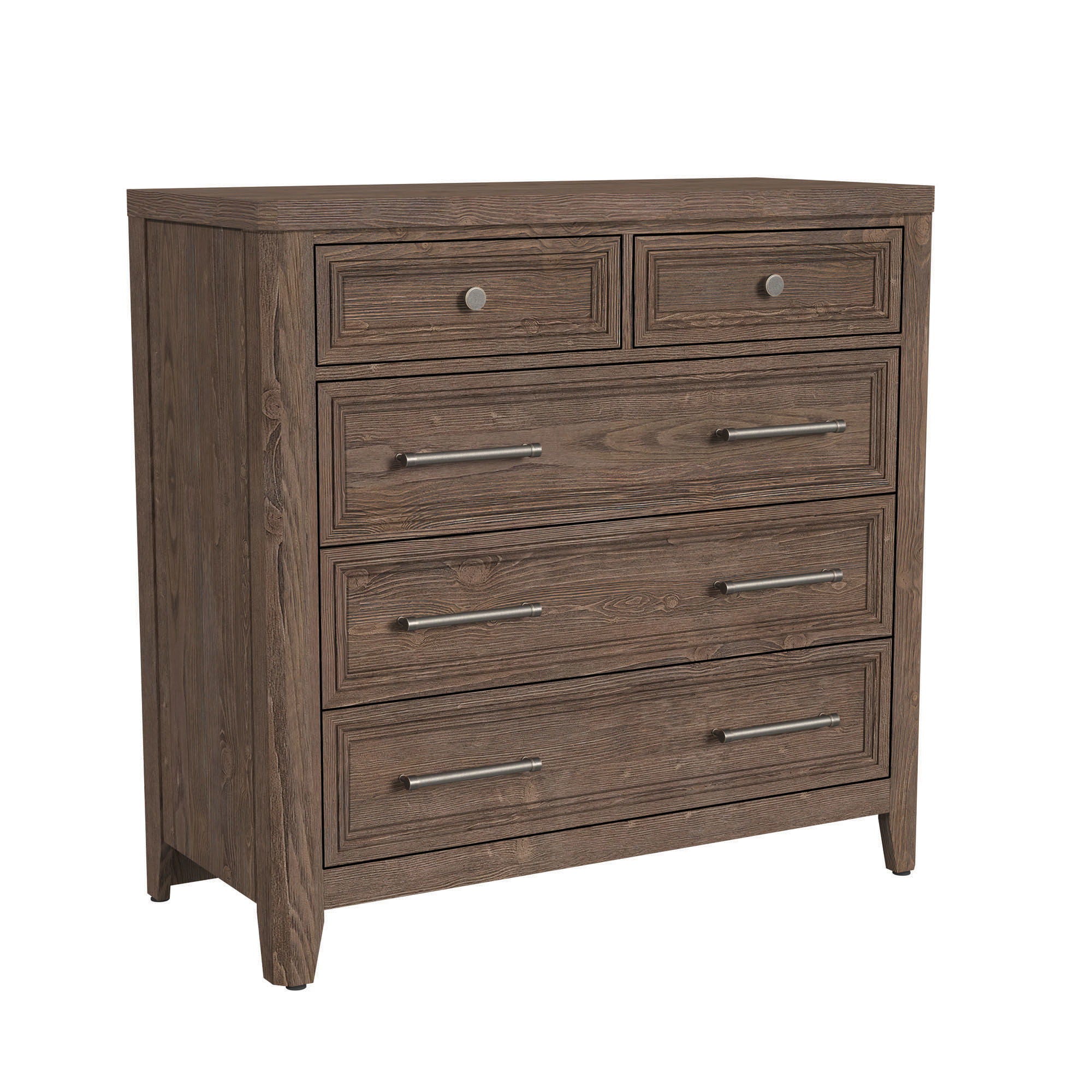 Carlson – 5 Drawer Chest – Harvest Brown