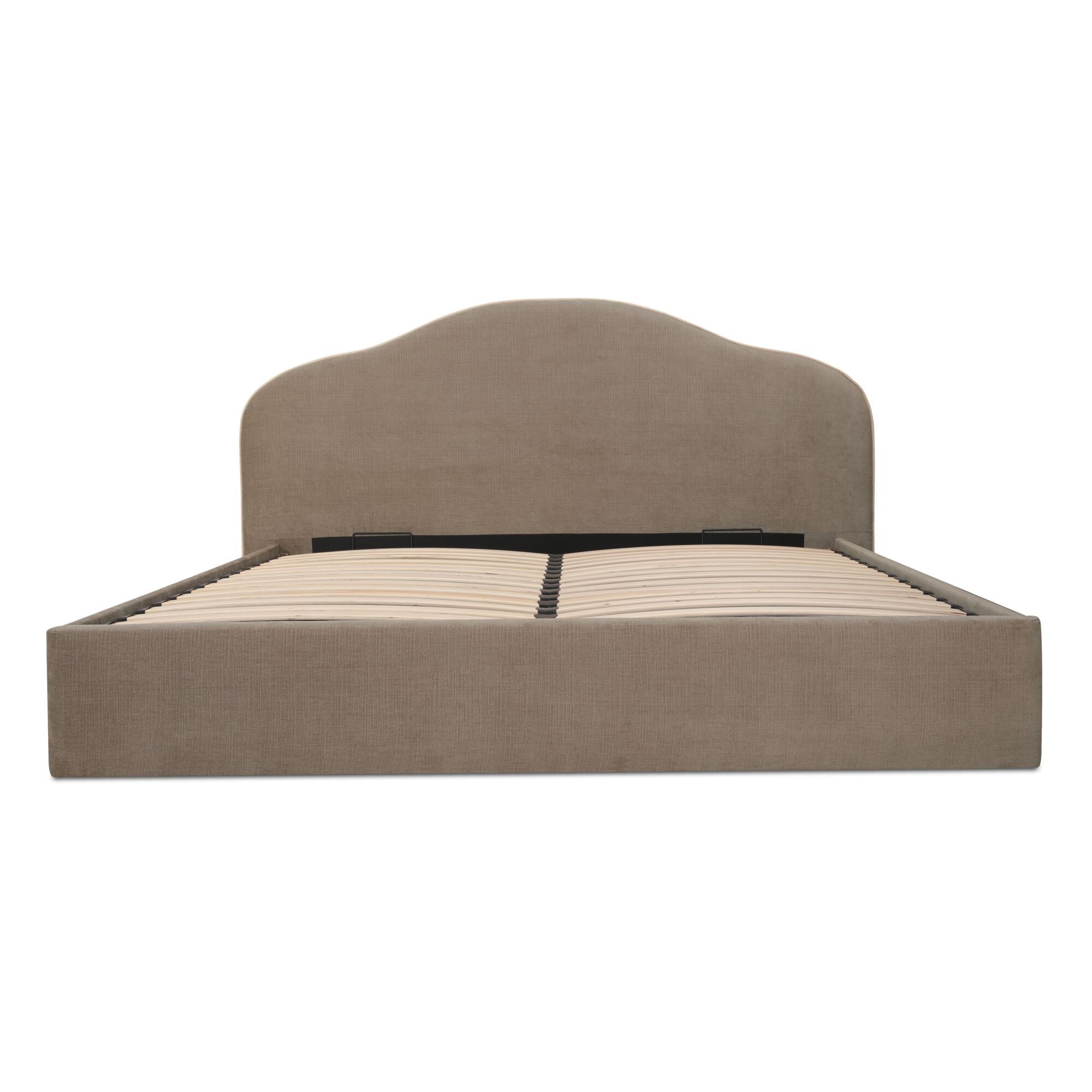 Maggie - King Storage Bed - Taupe - Image 2