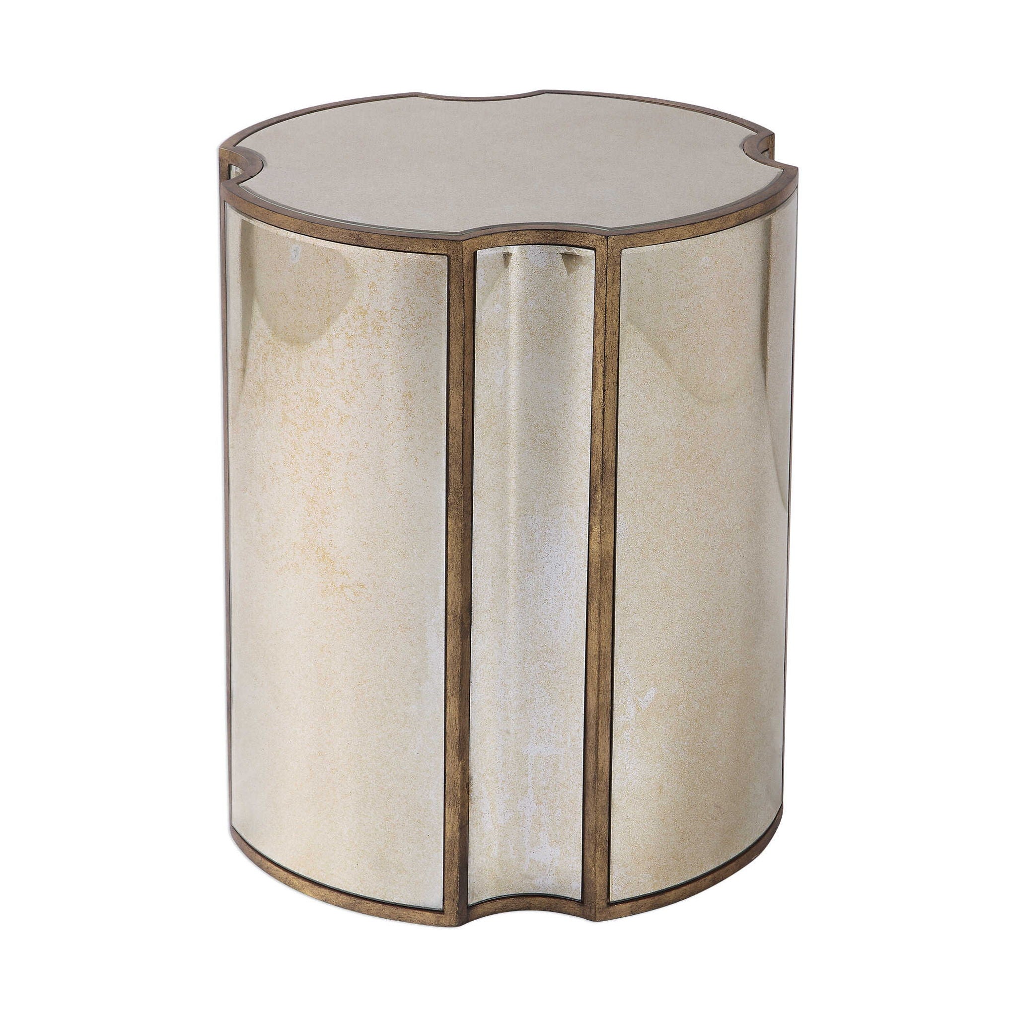 Harlow - Mirrored Accent Table - Gold - Image 3