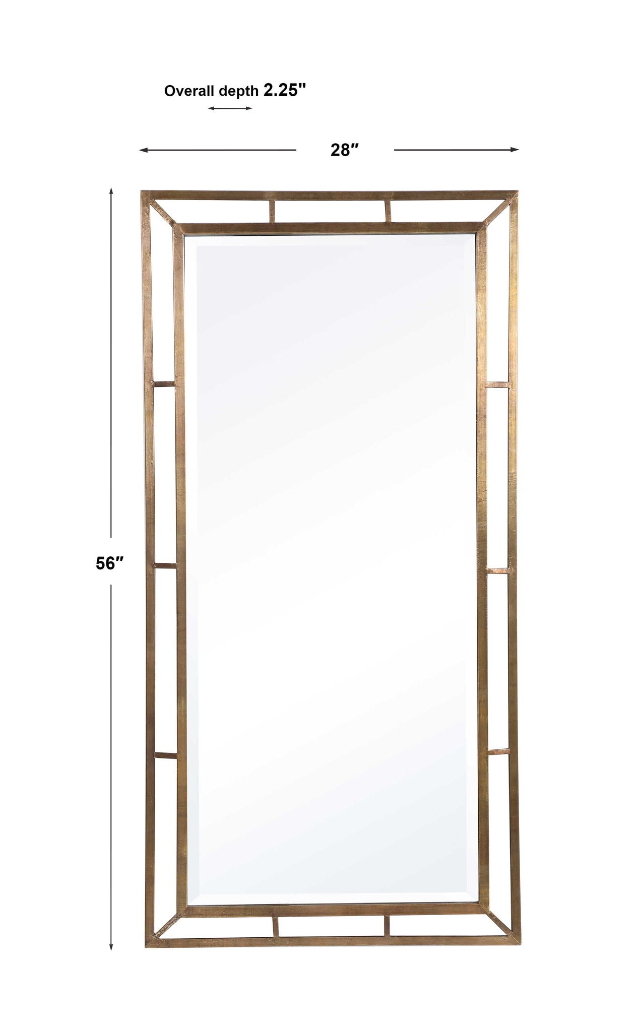 Farrow - Copper Industrial Mirror - Gold - Image 2