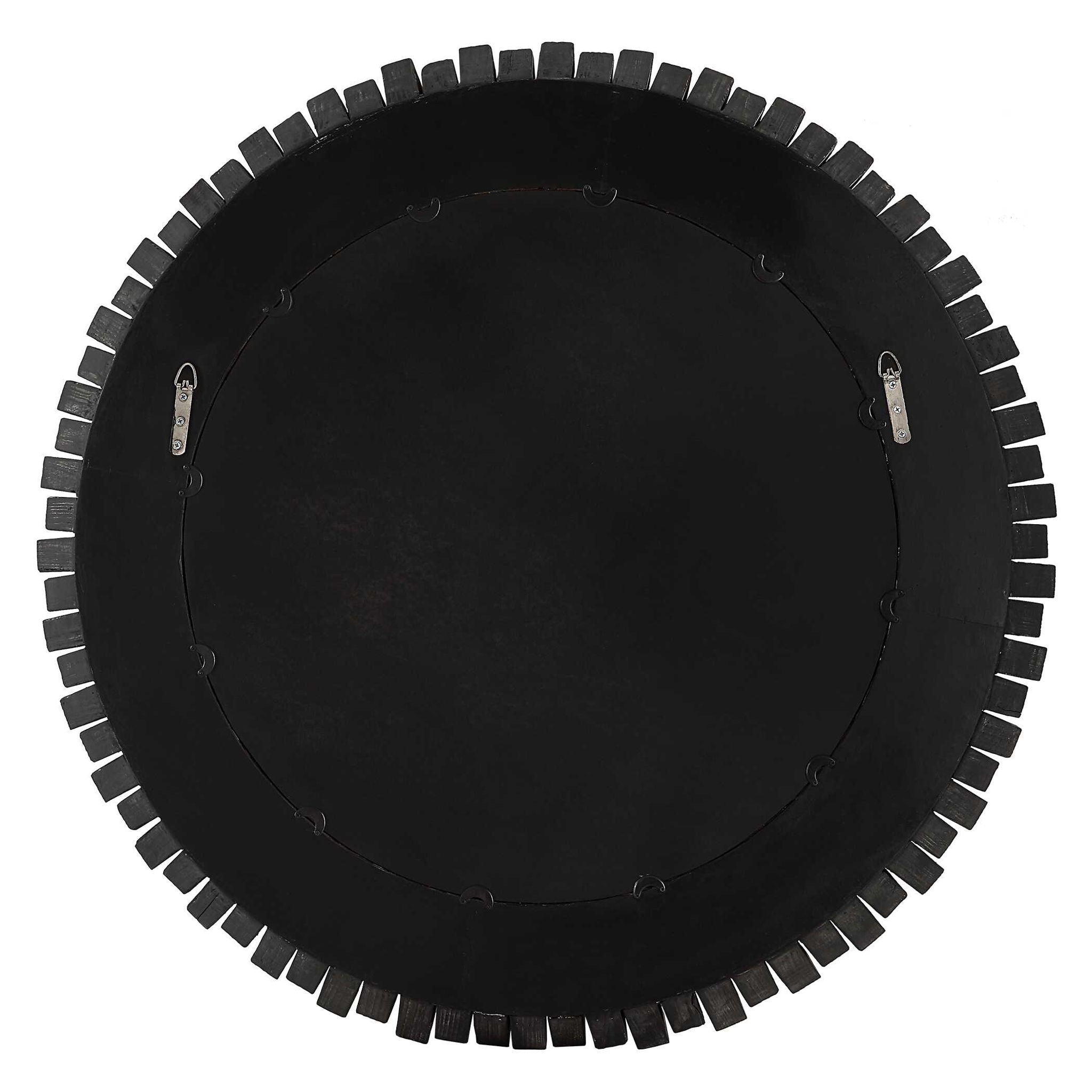 Circle Of Piers - Round Mirror - Black - Image 2