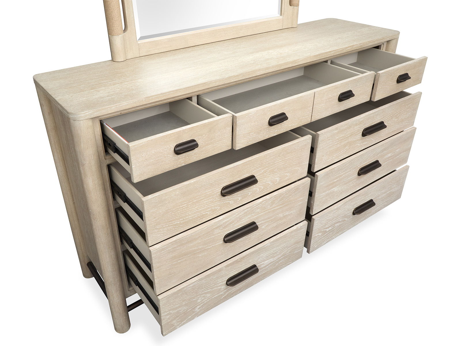 Sunset Cove - Drawer Dresser With Metal Stretchers - Image 3