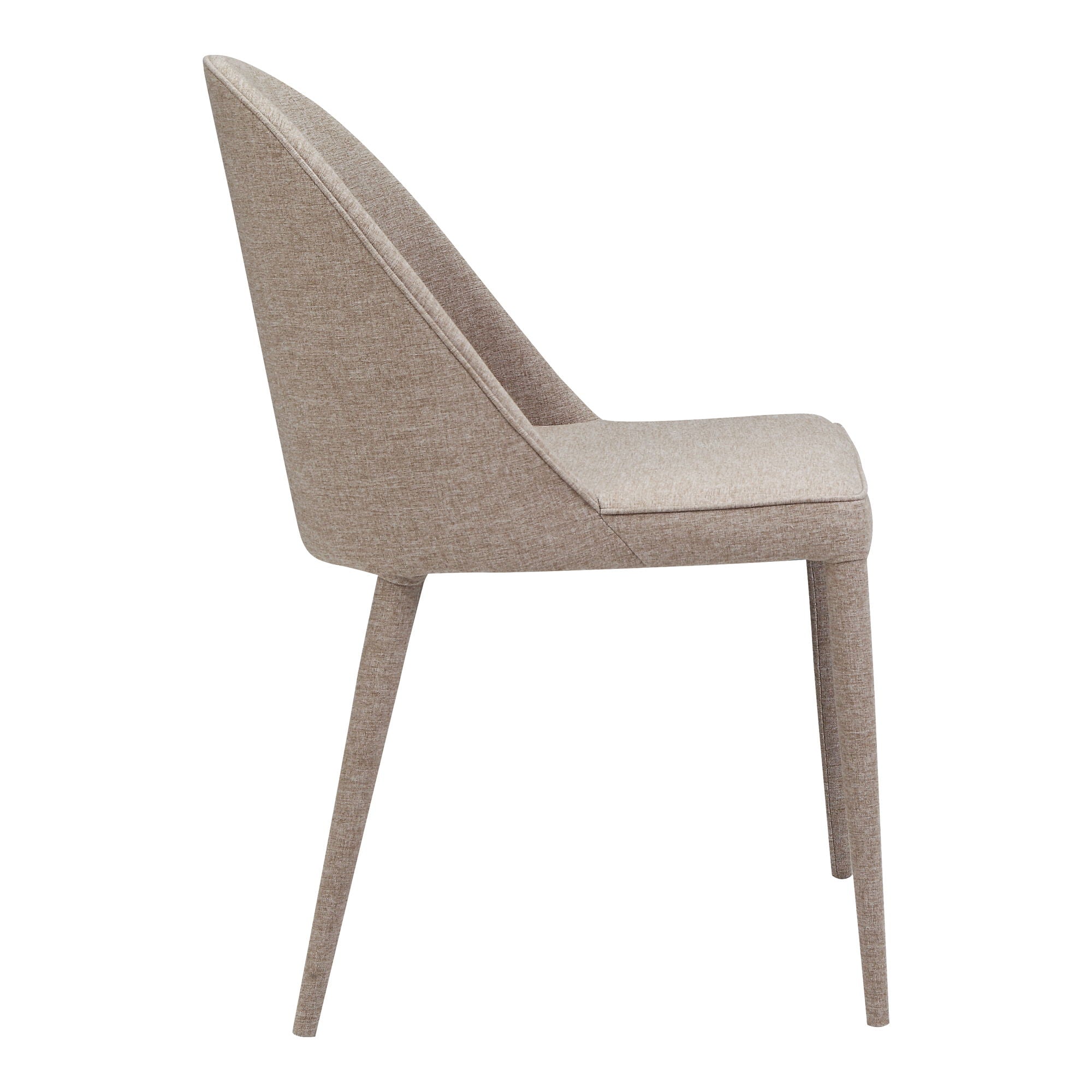 Burton - Fabric Dining Chair (Set of 2) - Light Gray - Image 2
