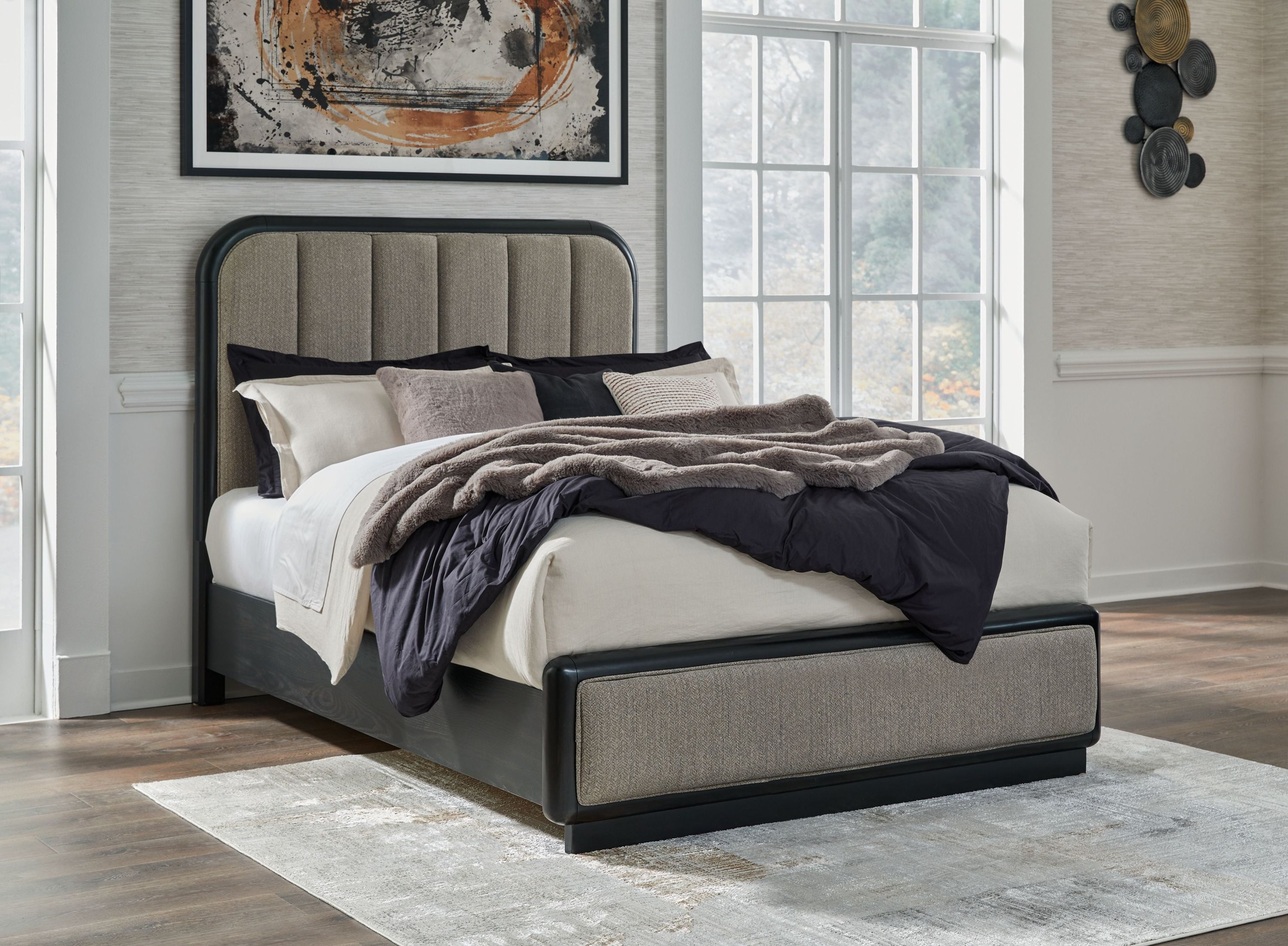 Rowanbeck - Upholstered Panel Bed - Image 2