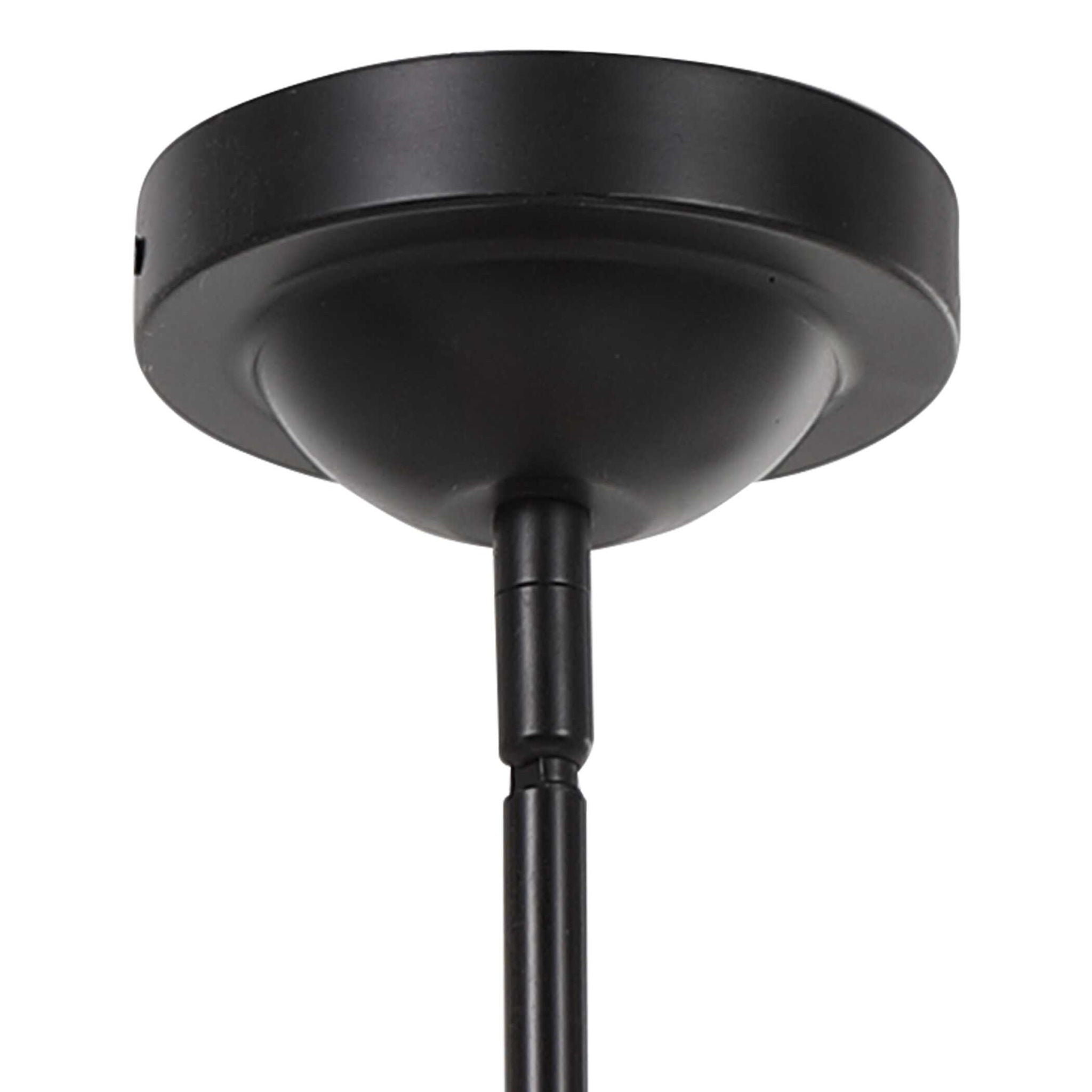Clayton - 6 Light Linear Chandelier - Black - Image 2