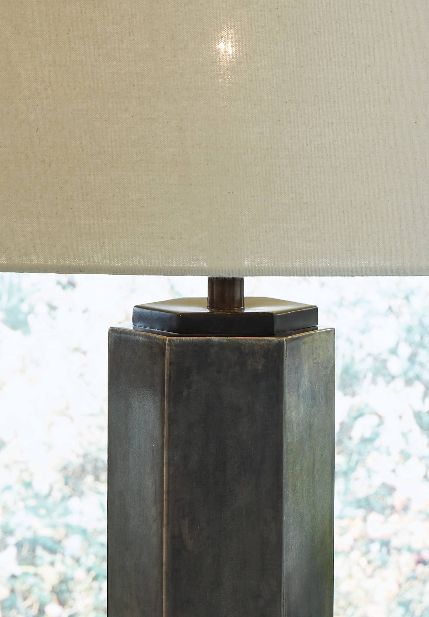 Dirkton - Metal Table Lamp  - Antique Pewter Finish - Image 2