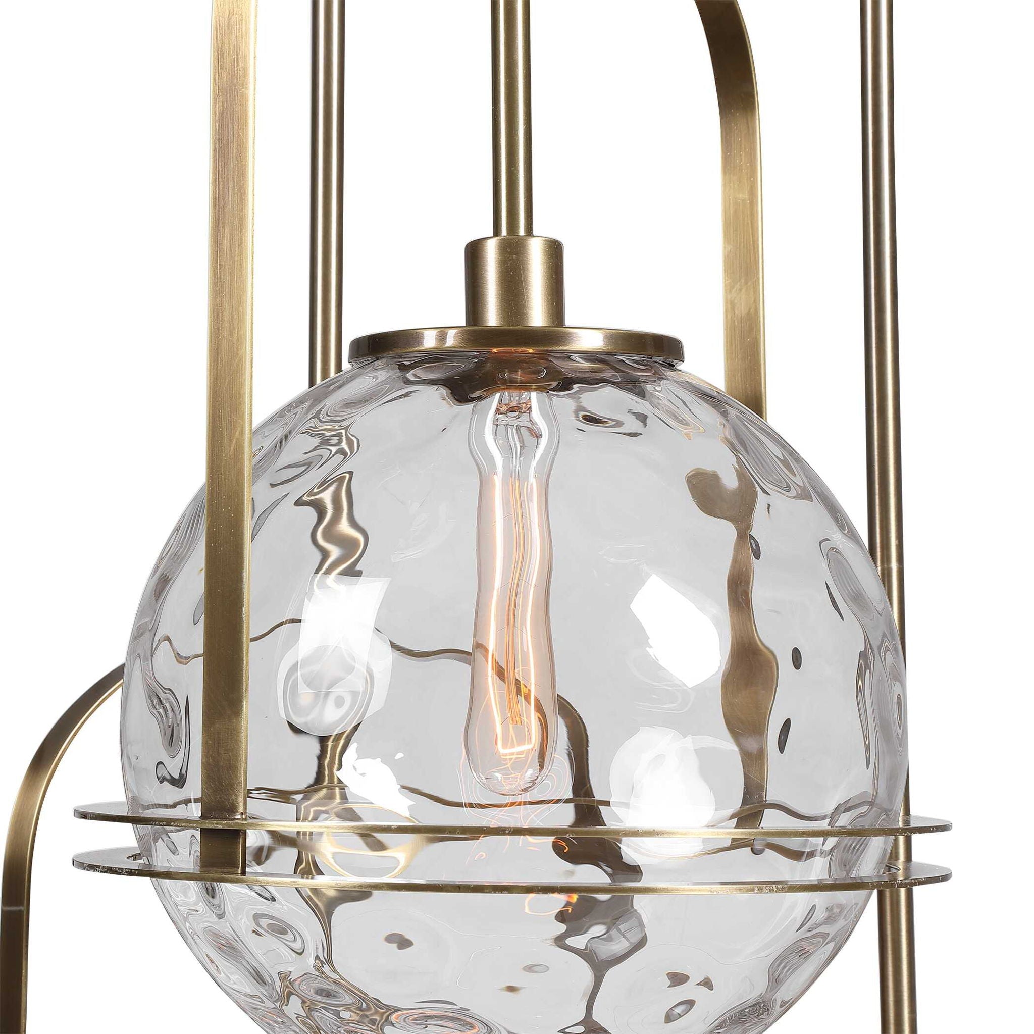 Mimas - 3 Light Cluster Pendant - Gold - Image 2