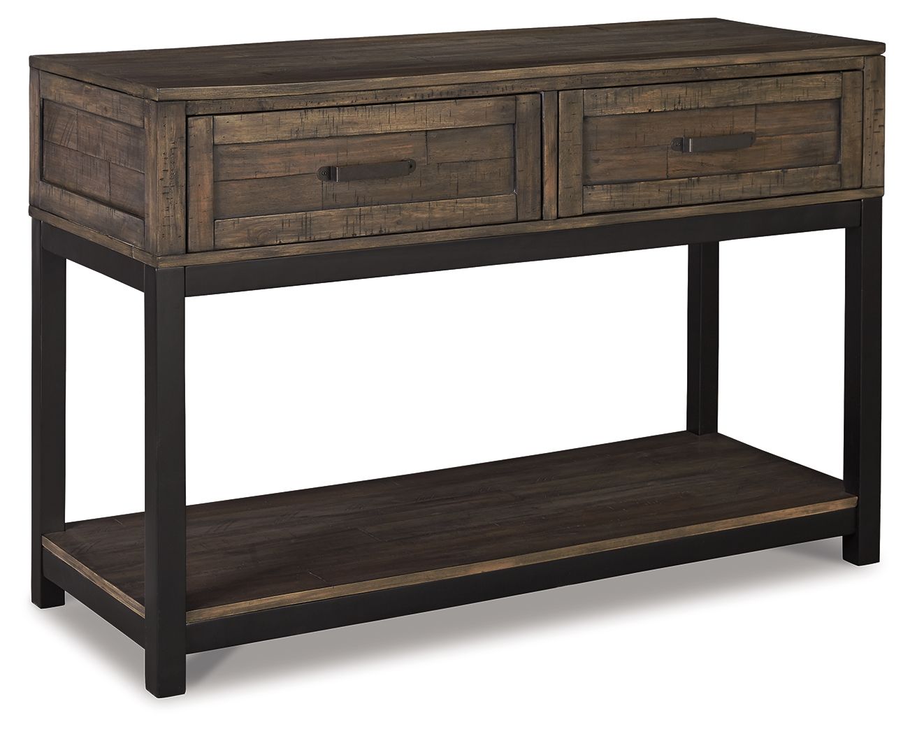 Johurst – Sofa Table – Grayish Brown