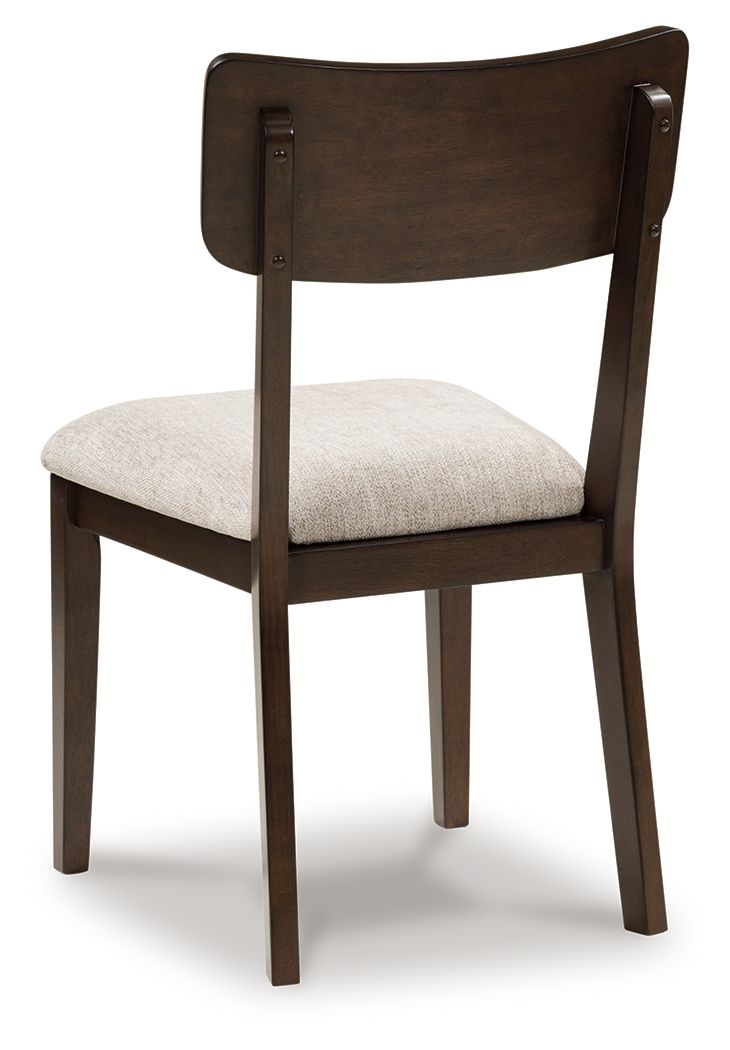 Mallenette - Dining Upholstered Side Chair (Set of 2) - Merlot - Image 3