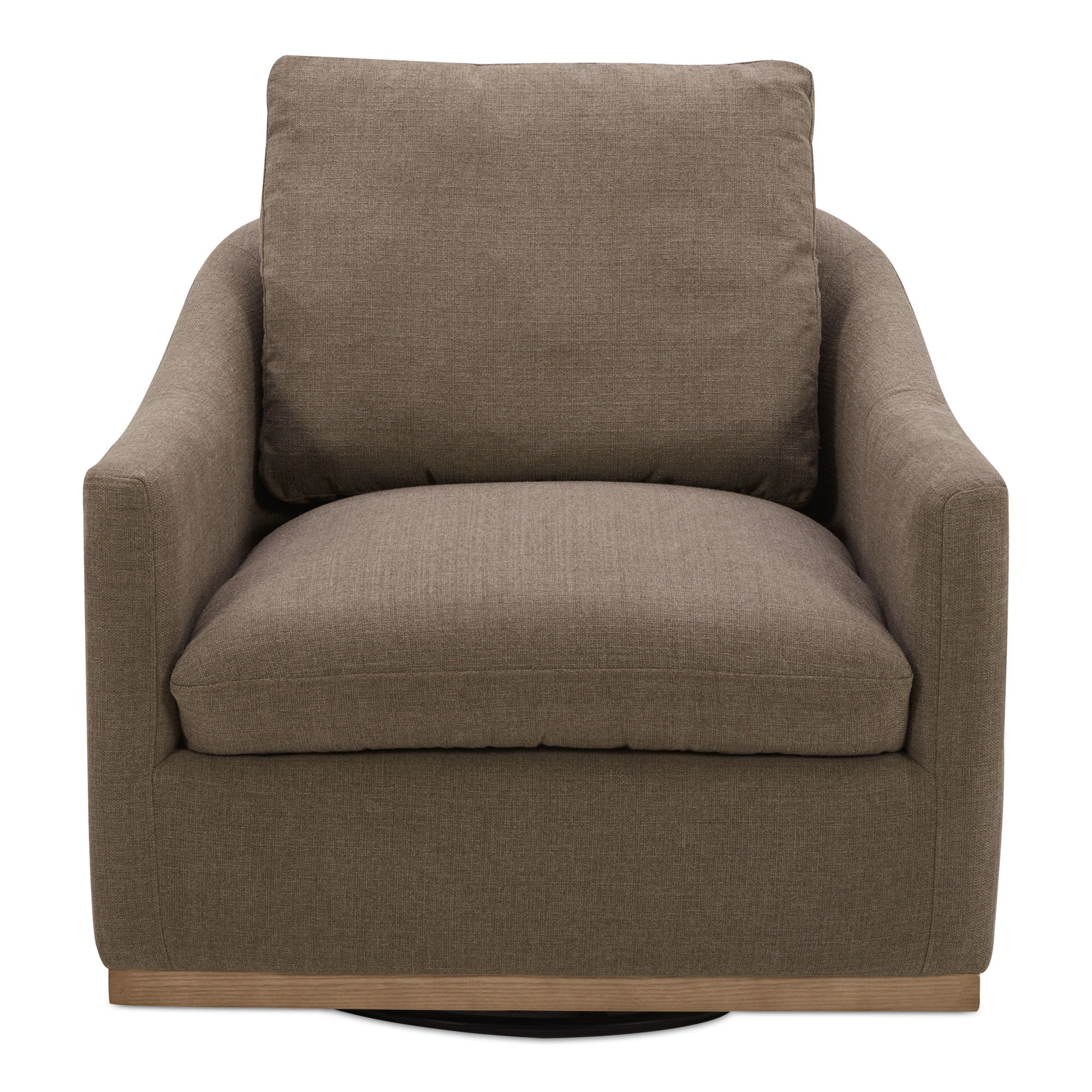 Linden – Swivel Chair – Soft Taupe / Tan