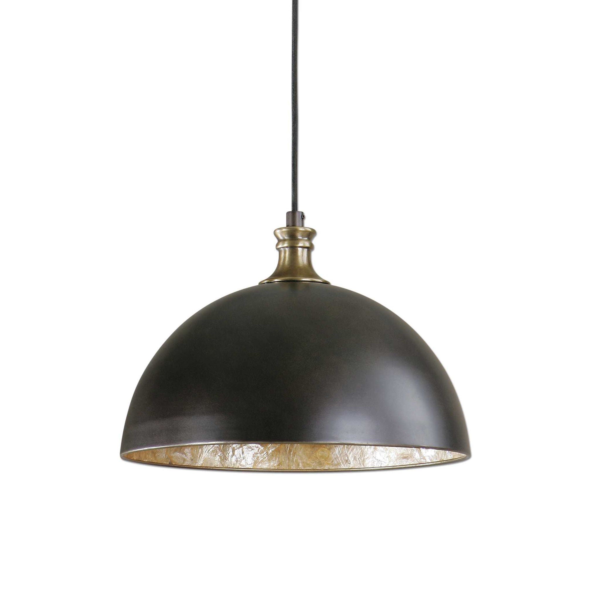 Placuna – 1 Light Pendant – Bronze
