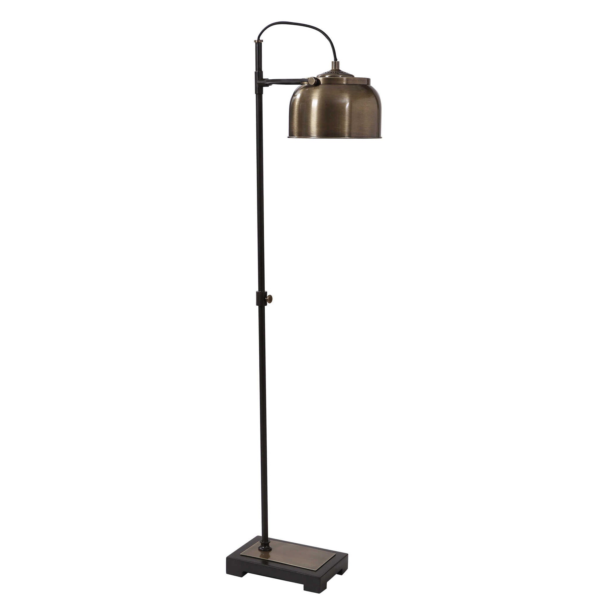 Bessemer - Industrial Floor Lamp - Light Brown - Image 3