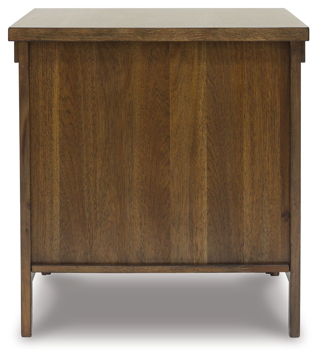 Moriville - Rectangular End Table - Grayish Brown - Image 2