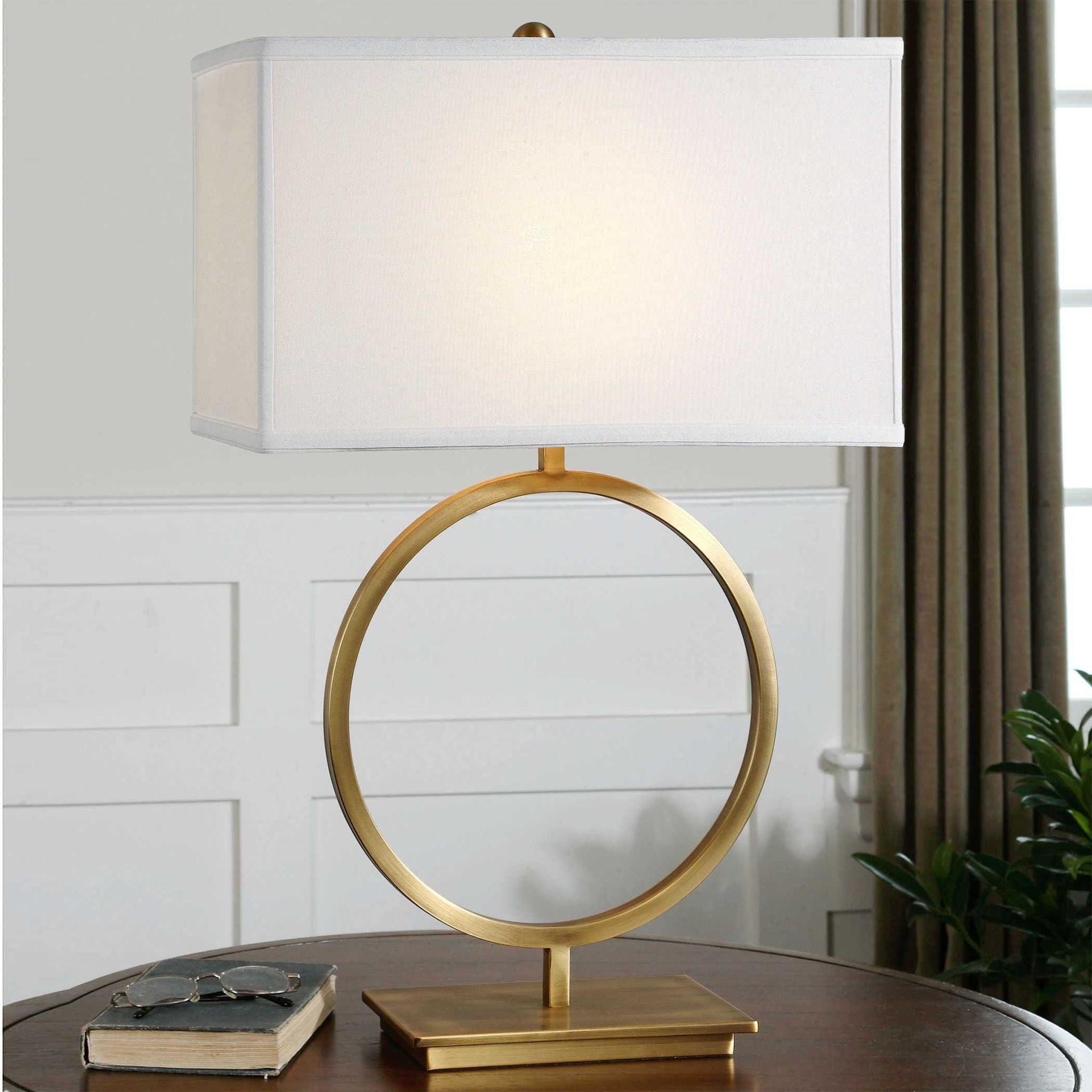 Duara - Circle Table Lamp - Gold - Image 2