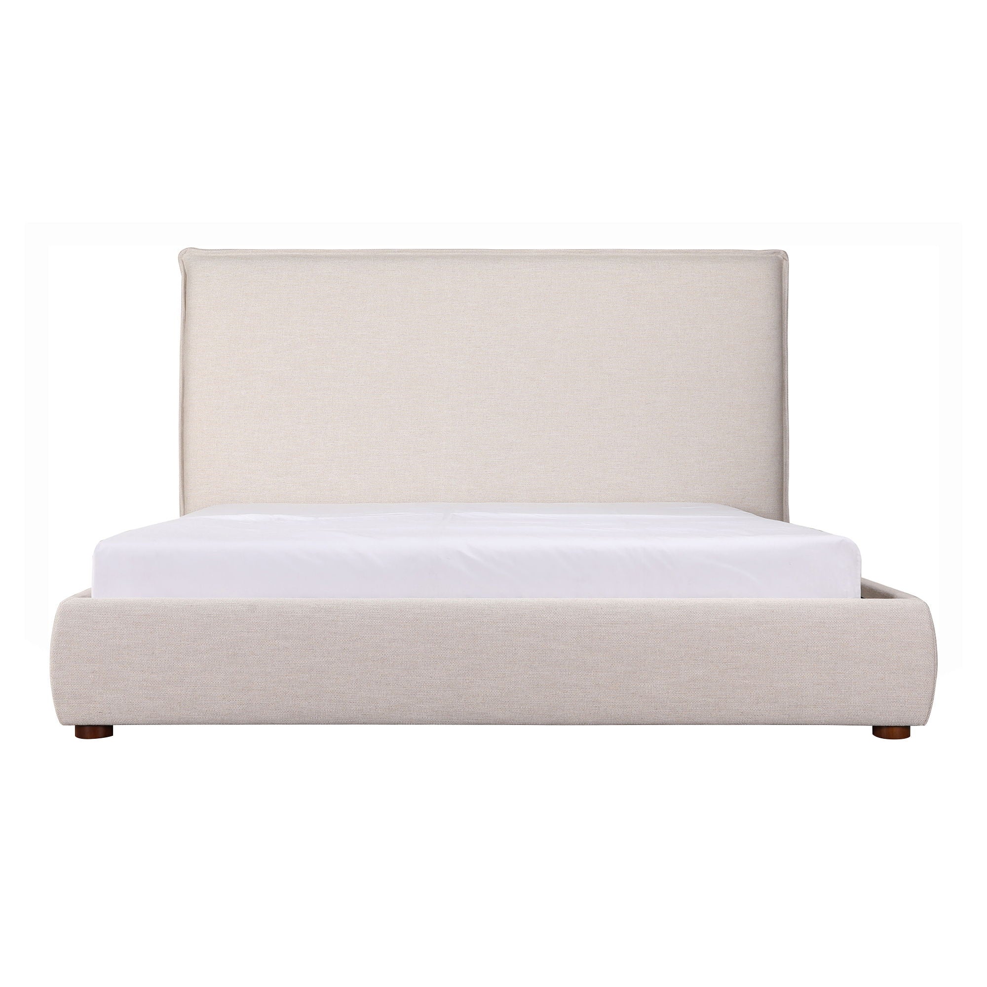 Luzon - Queen Bed Tall Headboard - Wheat - Image 3