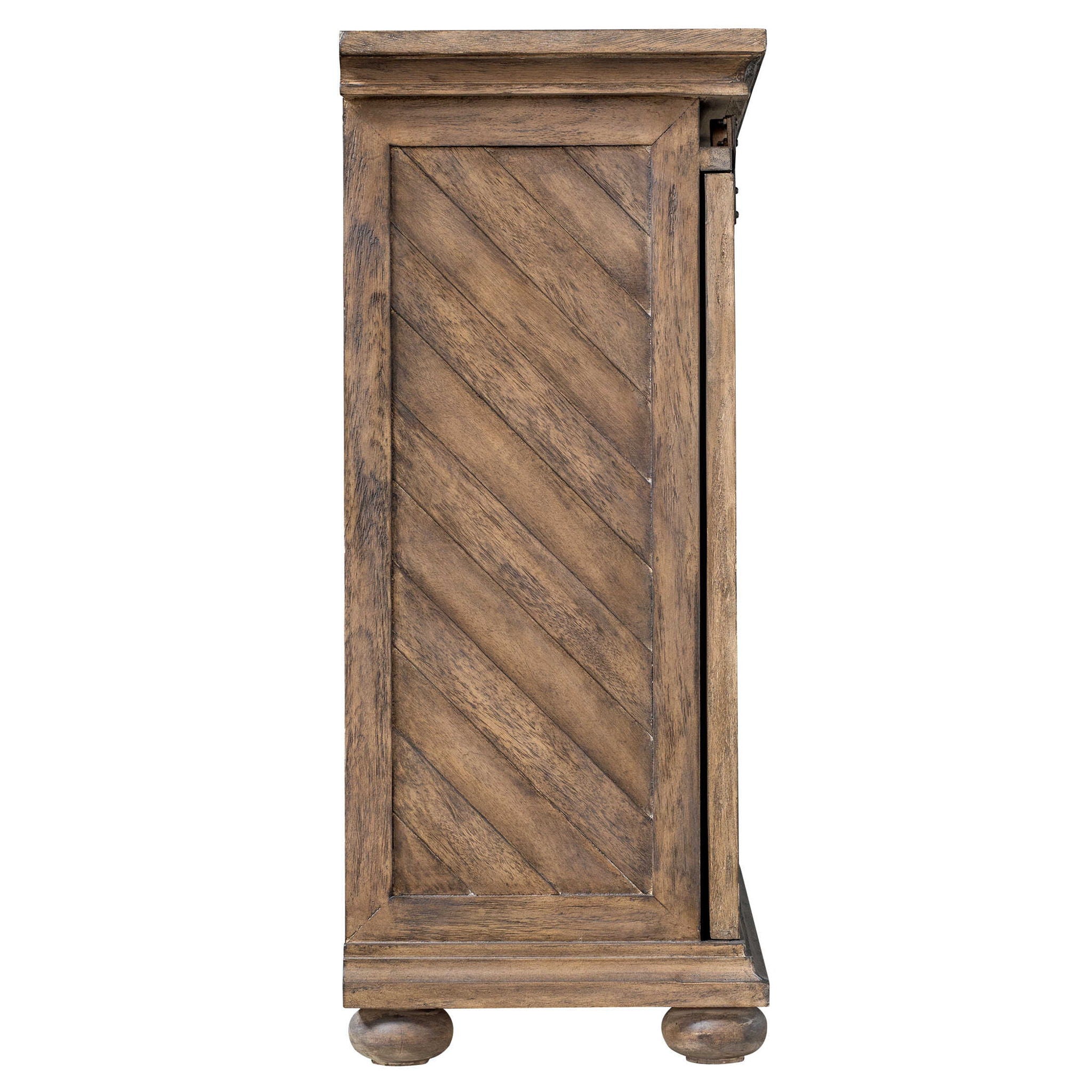 Primalia - Barn Door Media Console - Light Brown - Image 3