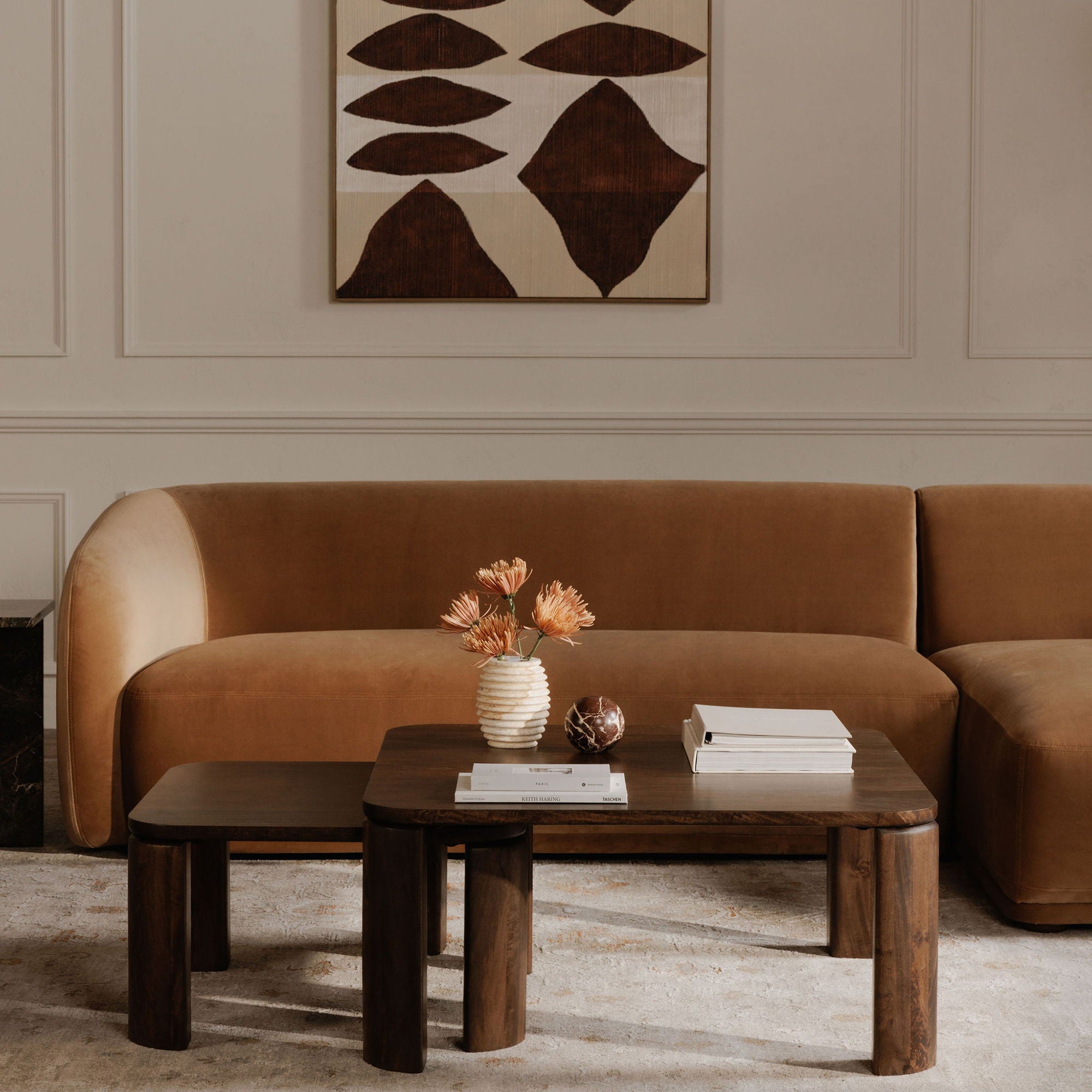 Amada - Framed Painting - Beige - Image 2