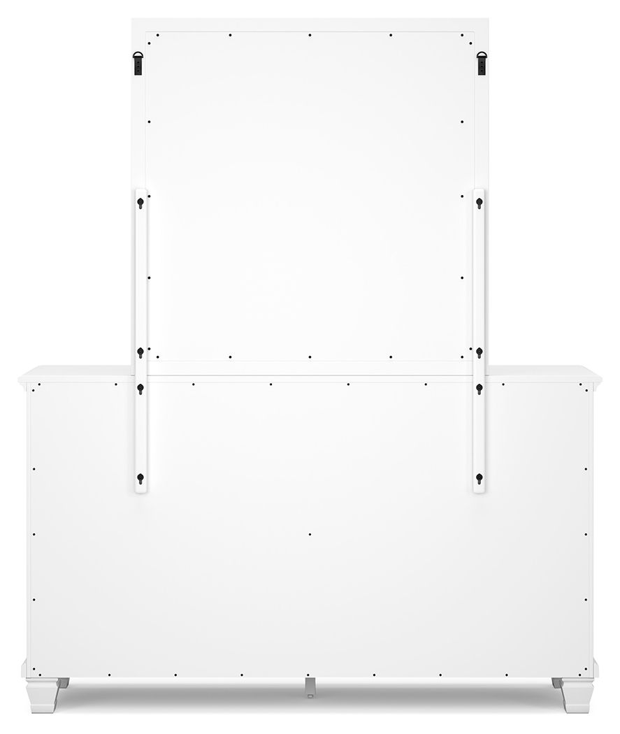 Fortman - Dresser And Mirror - White - Image 3