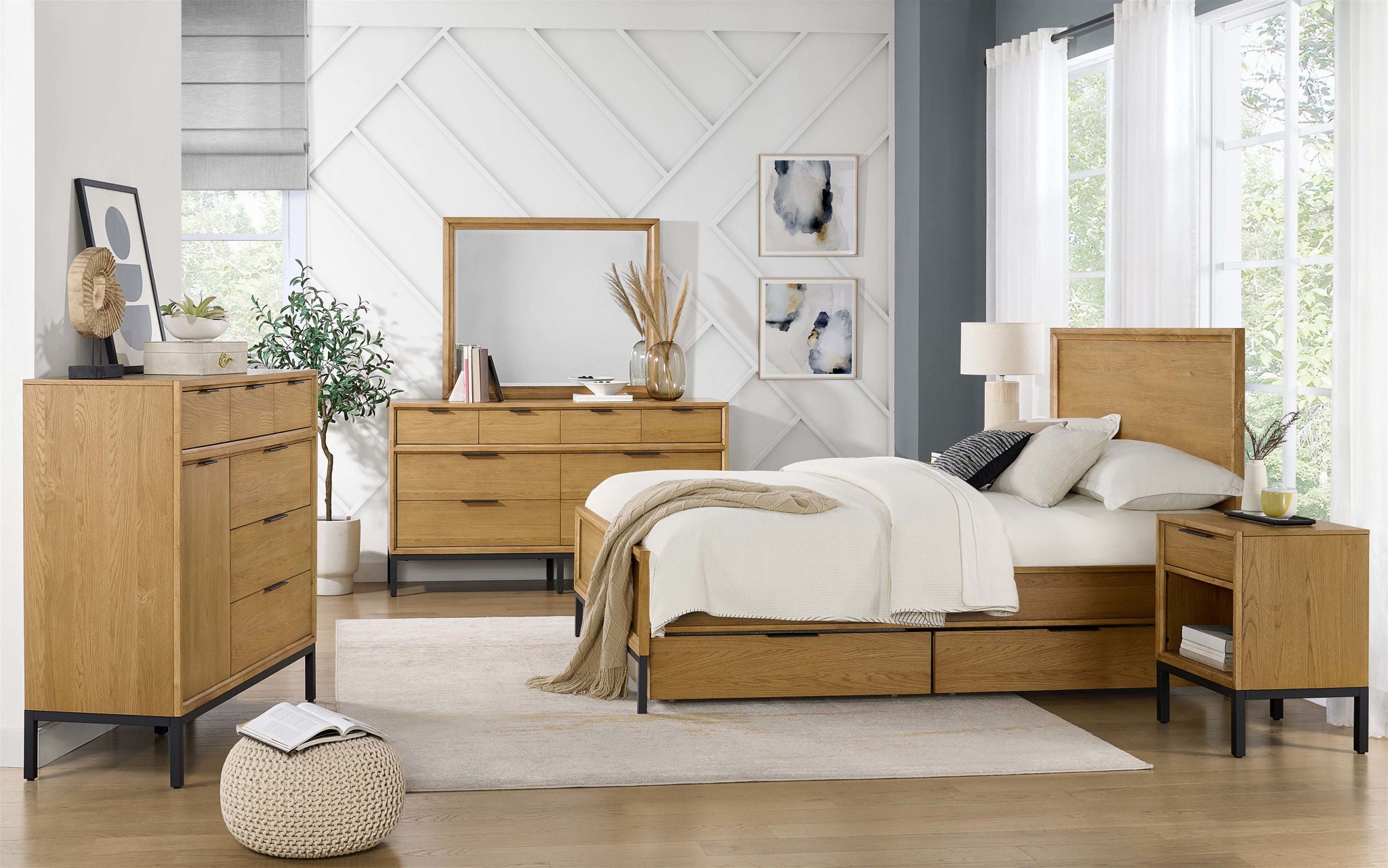 Newport - Gentleman's Chest - Natural Oak - Image 2