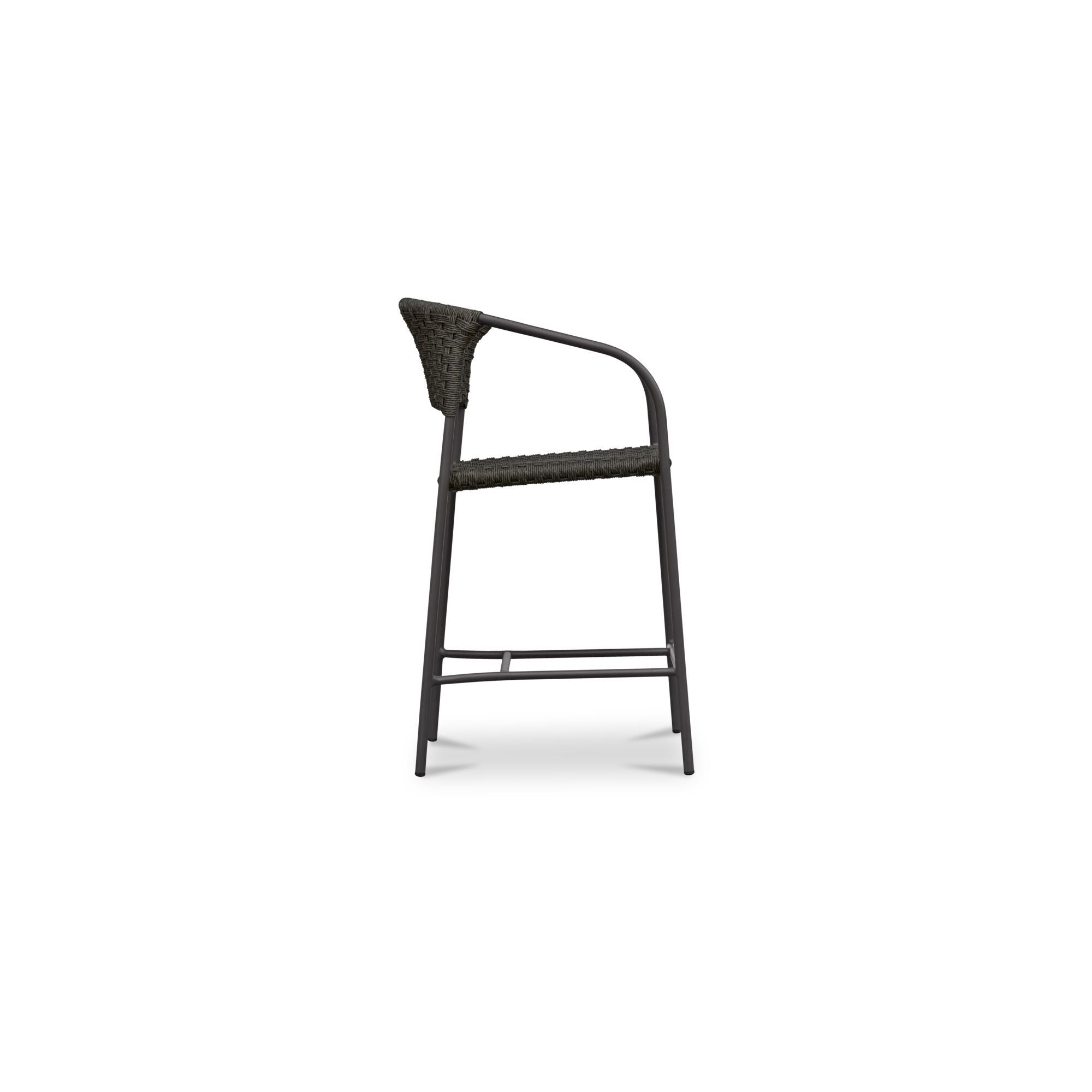 Zola - Outdoor Counter Chair - Dark Brown - Image 2