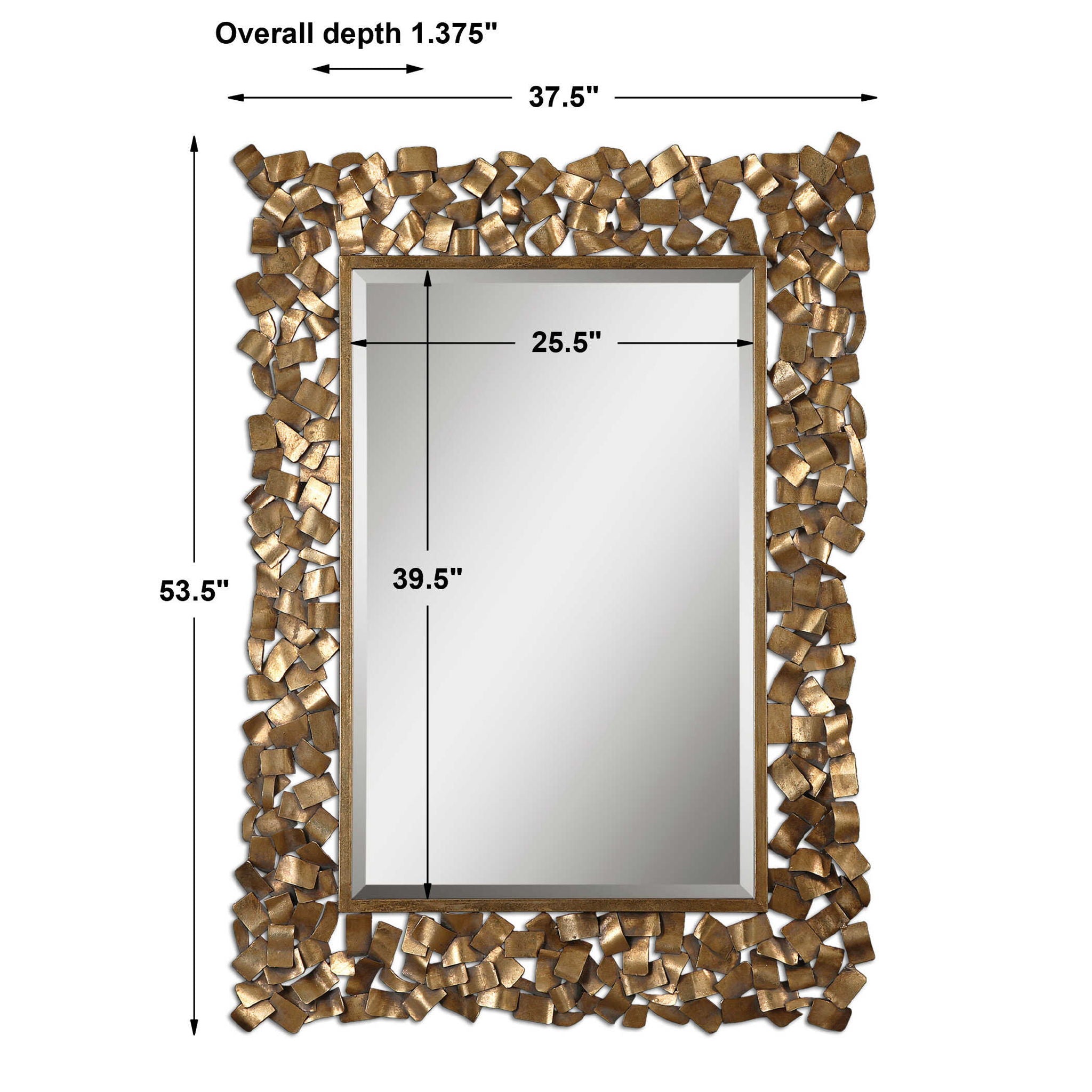 Capulin - Mirror - Antique Gold - Image 2